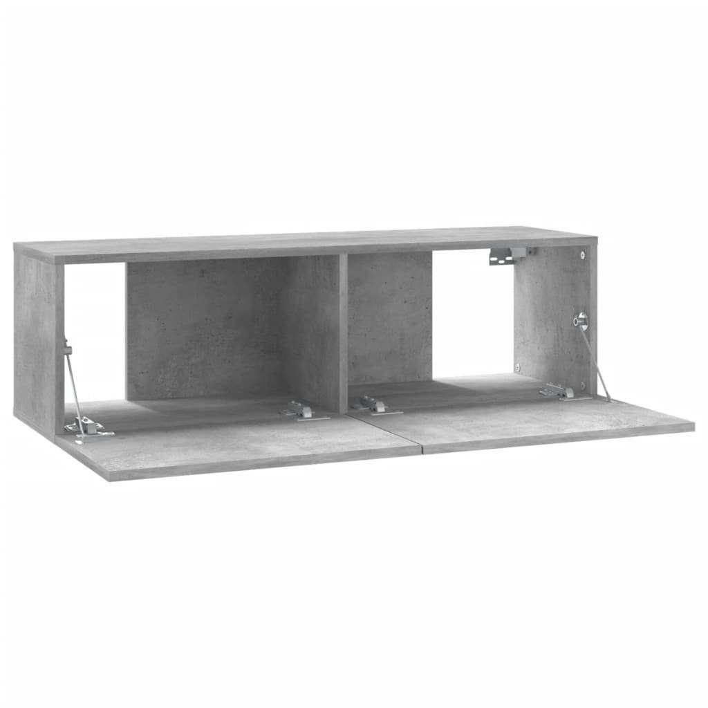 cm Betongrau 100x30x30 Holzwerkstoff TV-Schrank (1-St) vidaXL TV-Schrank