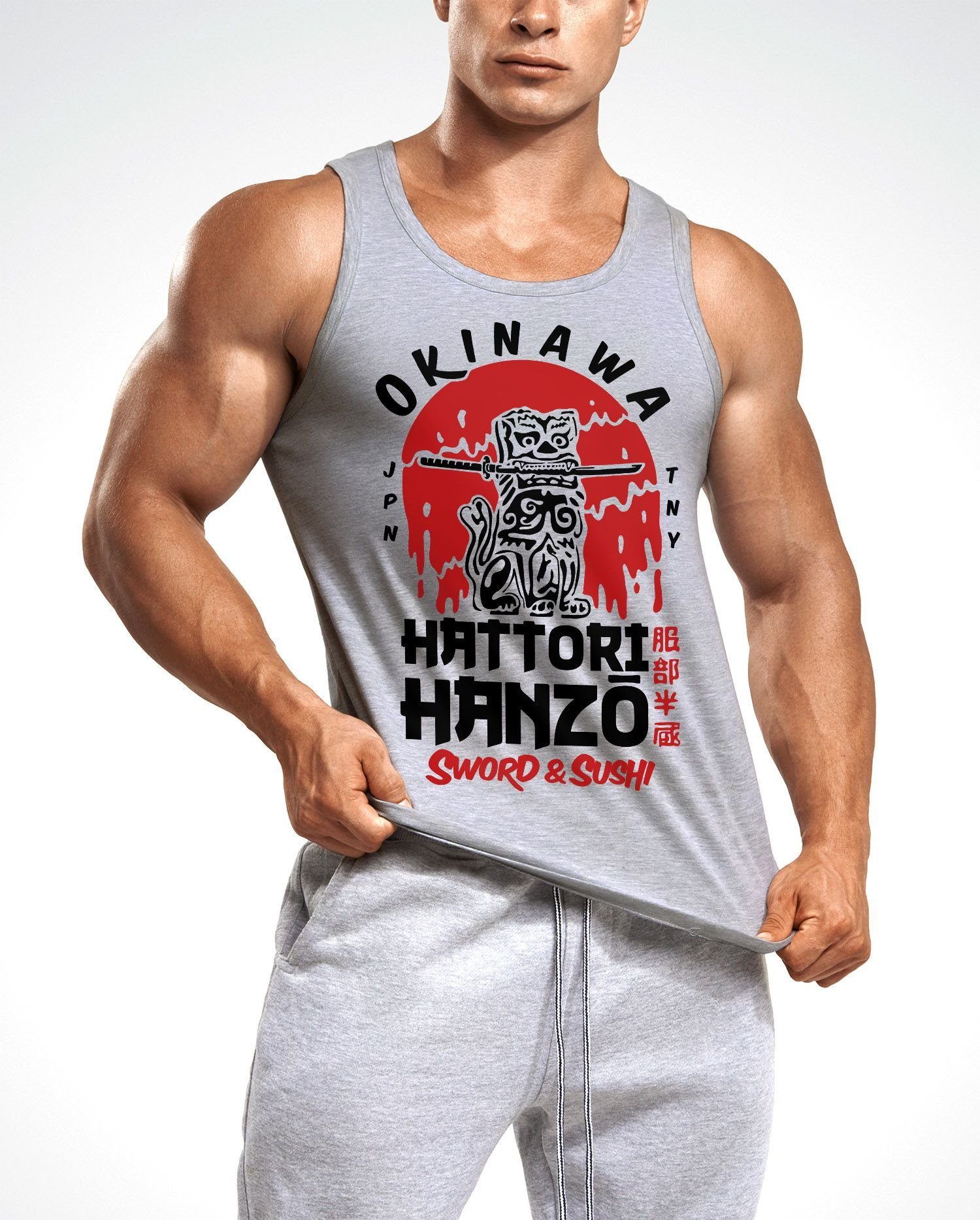 Neverless Tanktop Herren Tank-Top Hattori Hanzo günstig online kaufen