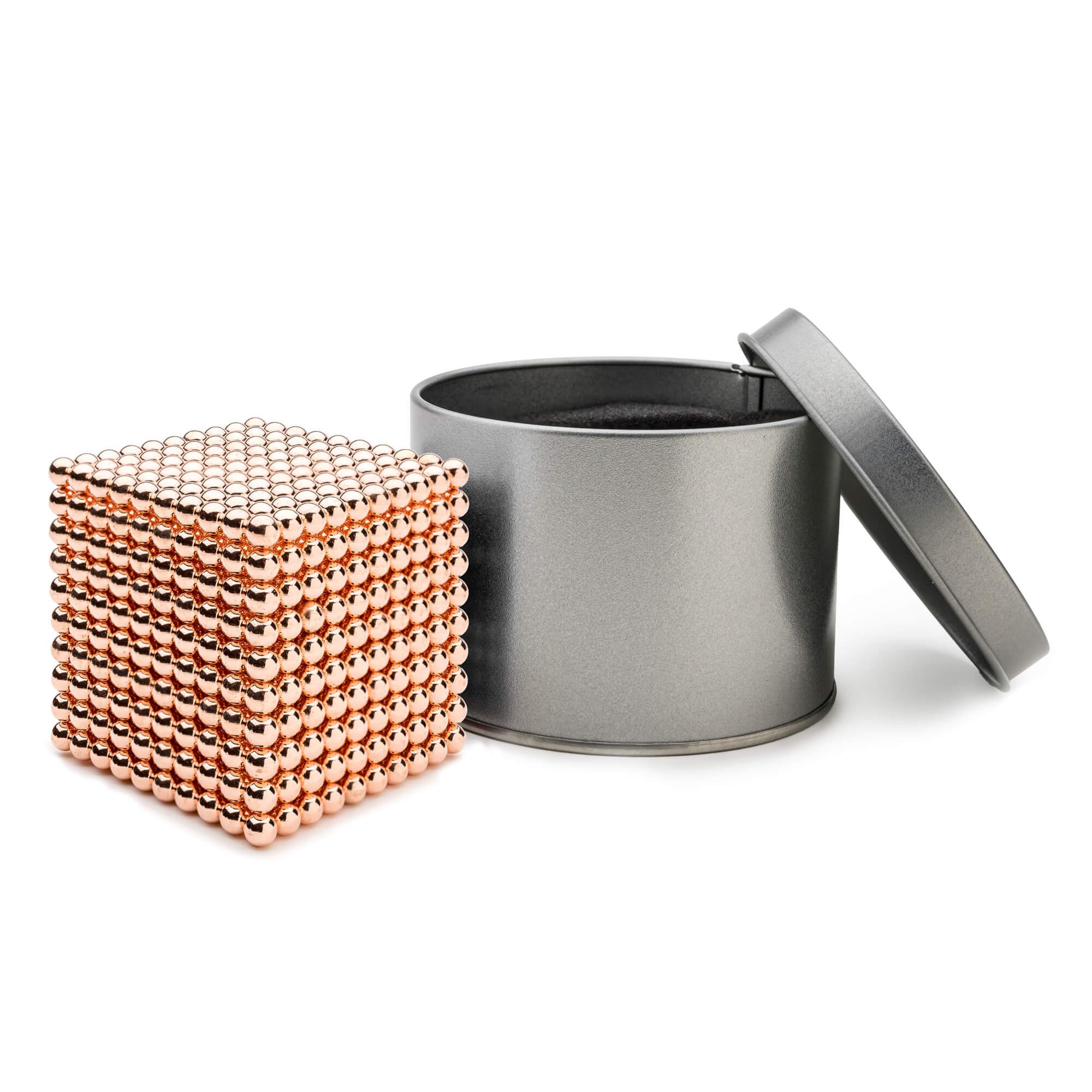 FurniSafe FurniSafe Neocube 5 mm Magnetkugeln Rosegold Set 1.000 Kugeln Magnetspielbausteine