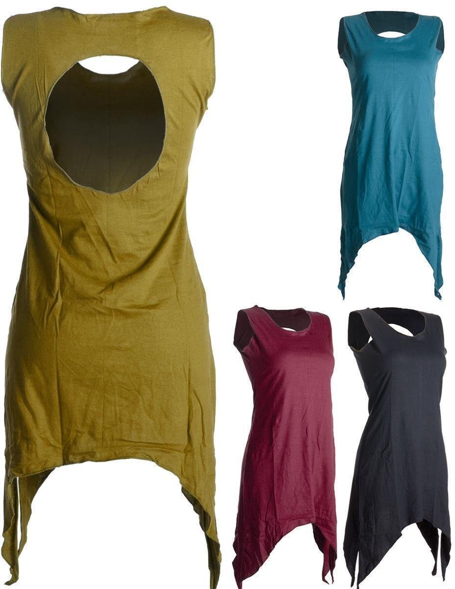 Vishes Zipfelkleid Zipfeliges Elfenkleid mit rundem günstig online kaufen