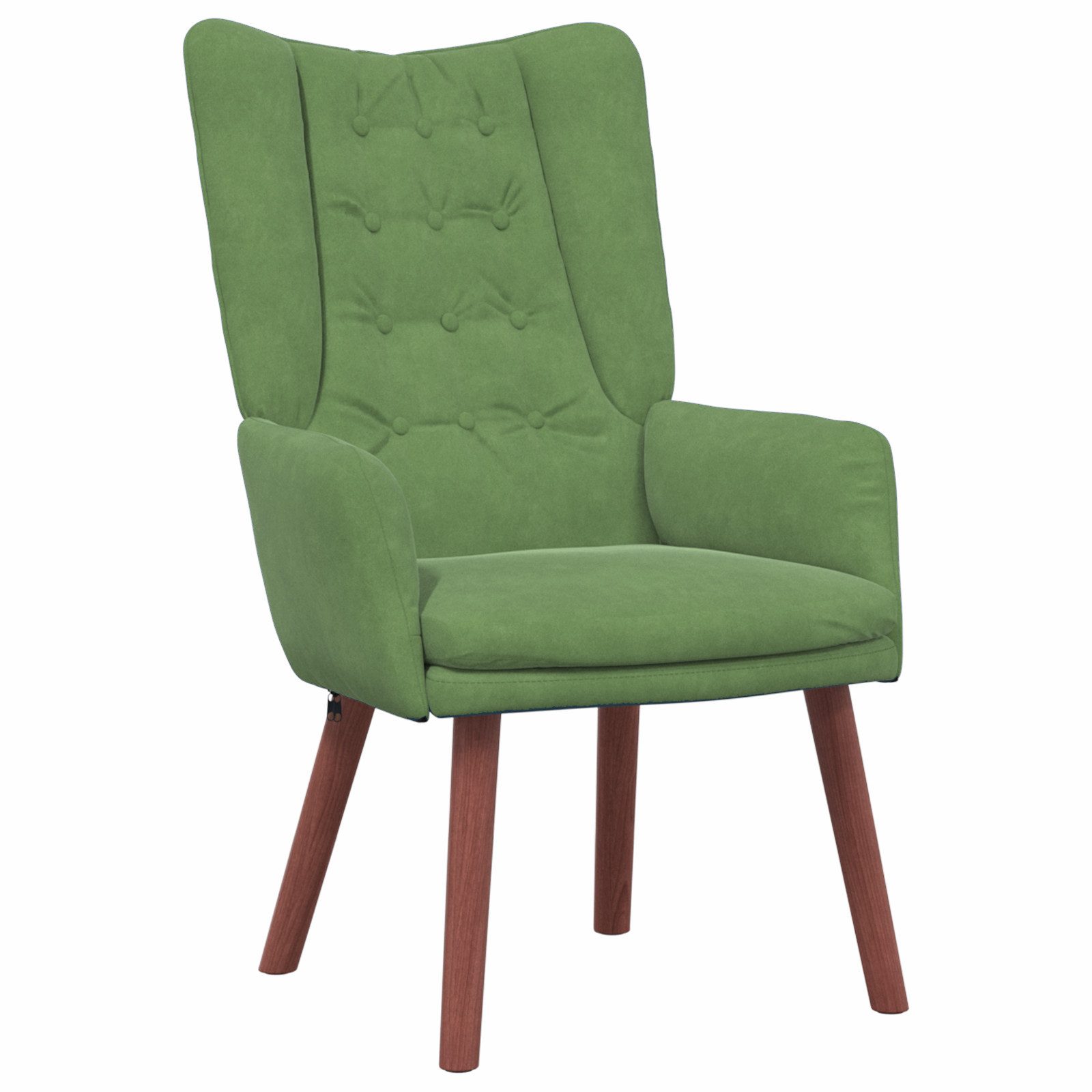 vidaXL Sessel Relaxsessel Hellgrün Samt (1-St) günstig online kaufen