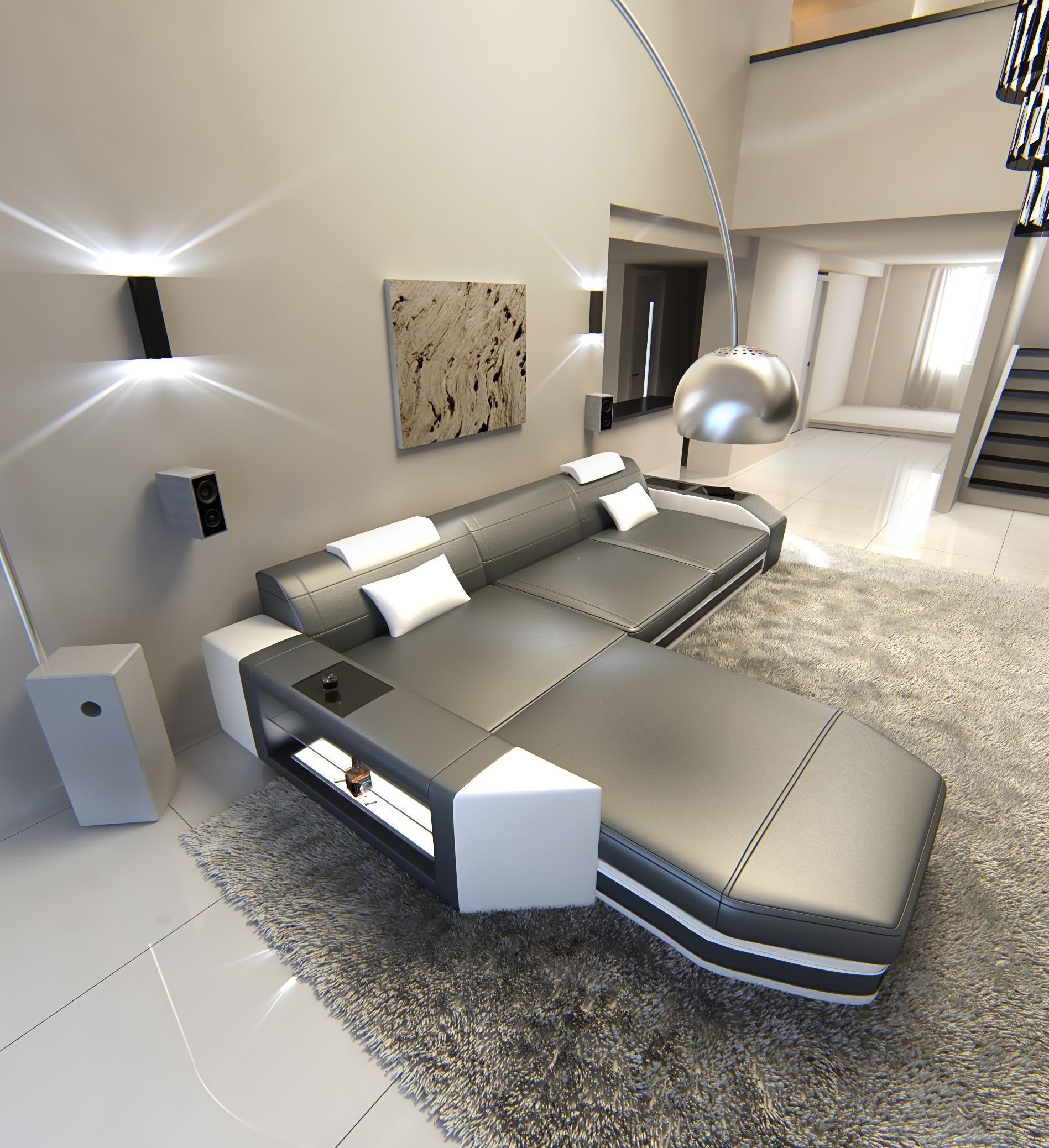 Sofa Dreams Ecksofa Ledercouch Sofa Leder günstig online kaufen