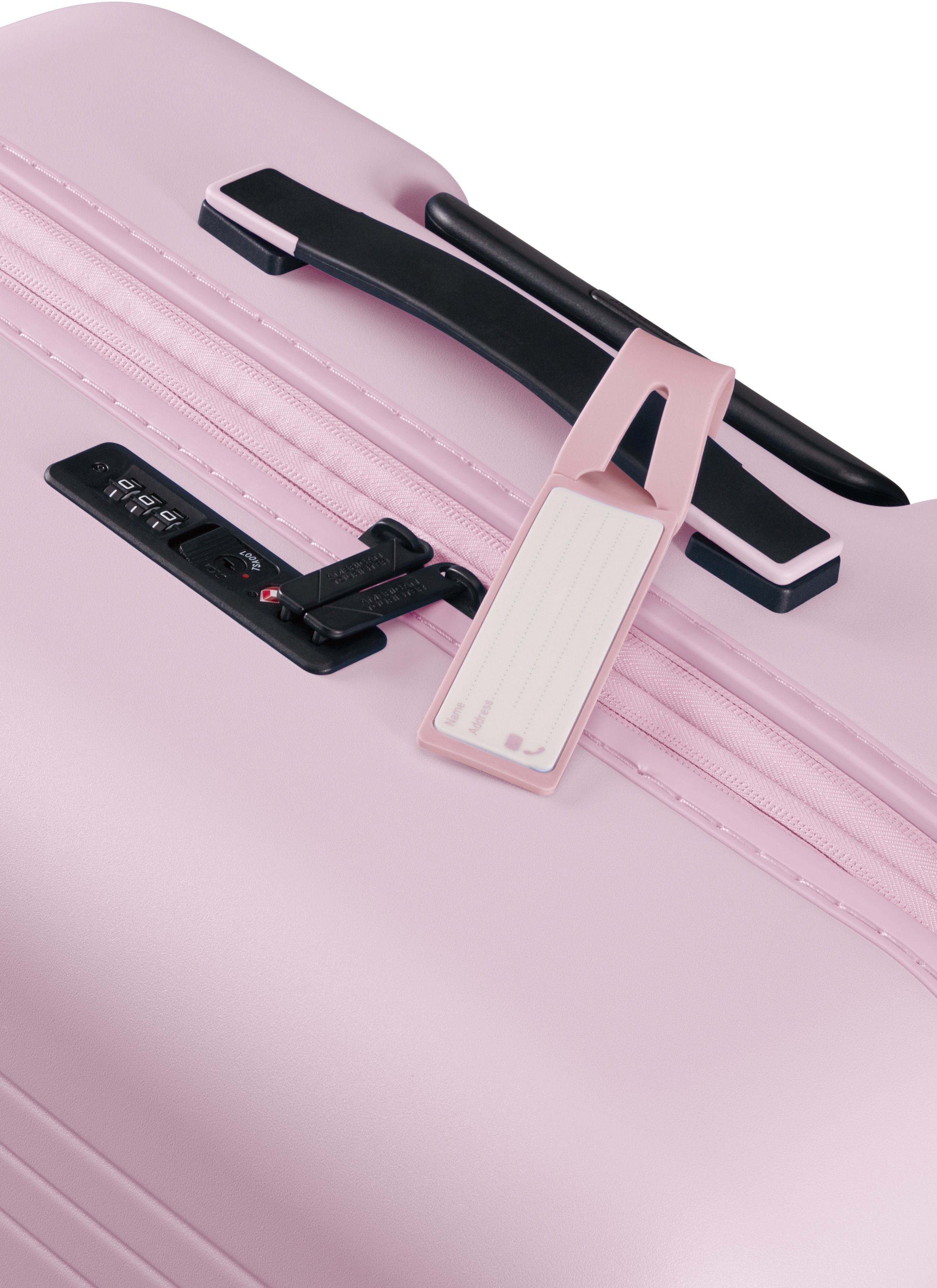 Tourister® mit Soft 4 Volumenerweiterung Pink 77 American cm, Hartschalen-Trolley Novastream, Rollen,