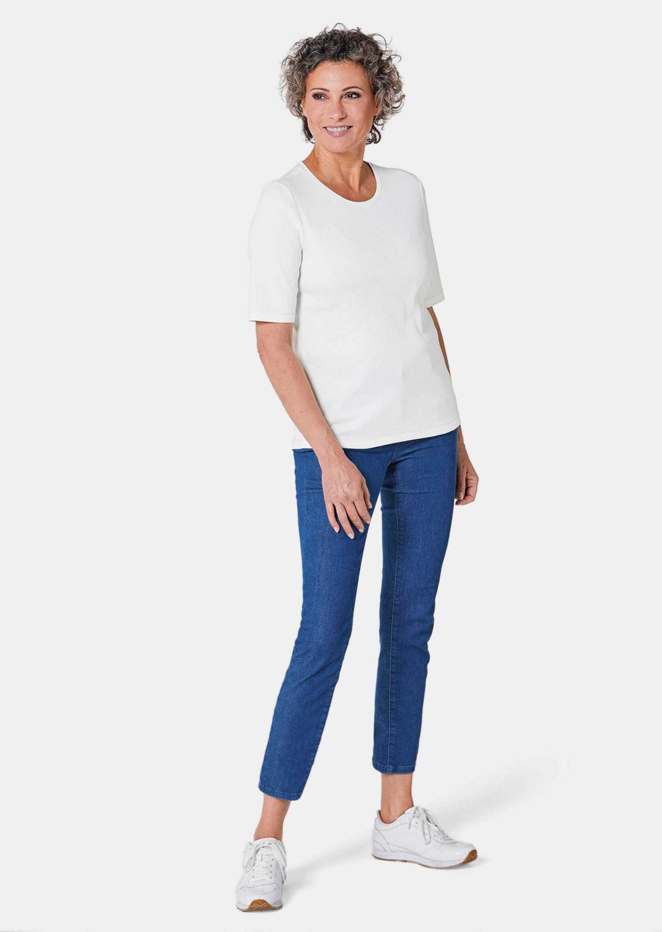 GOLDNER T-Shirt Kurzgröße: Basic T-Shirt aus günstig online kaufen