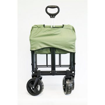 Vedes Spielfahrzeug-Erweiterung KD-6660WROL Premium XXL Bollerwagen olive grün