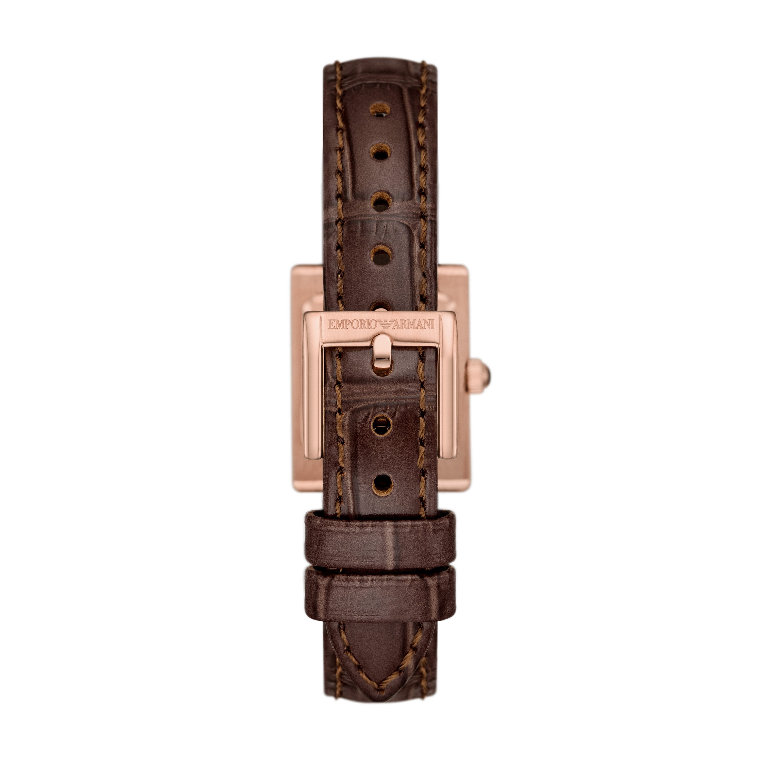 Emporio Armani Quarzuhr AR80083SET, (Set, 2-tlg., mit Lederarmband), Armbanduhr, Damenuhr, Lederarmband, Ideal auch als Geschenk, analog
