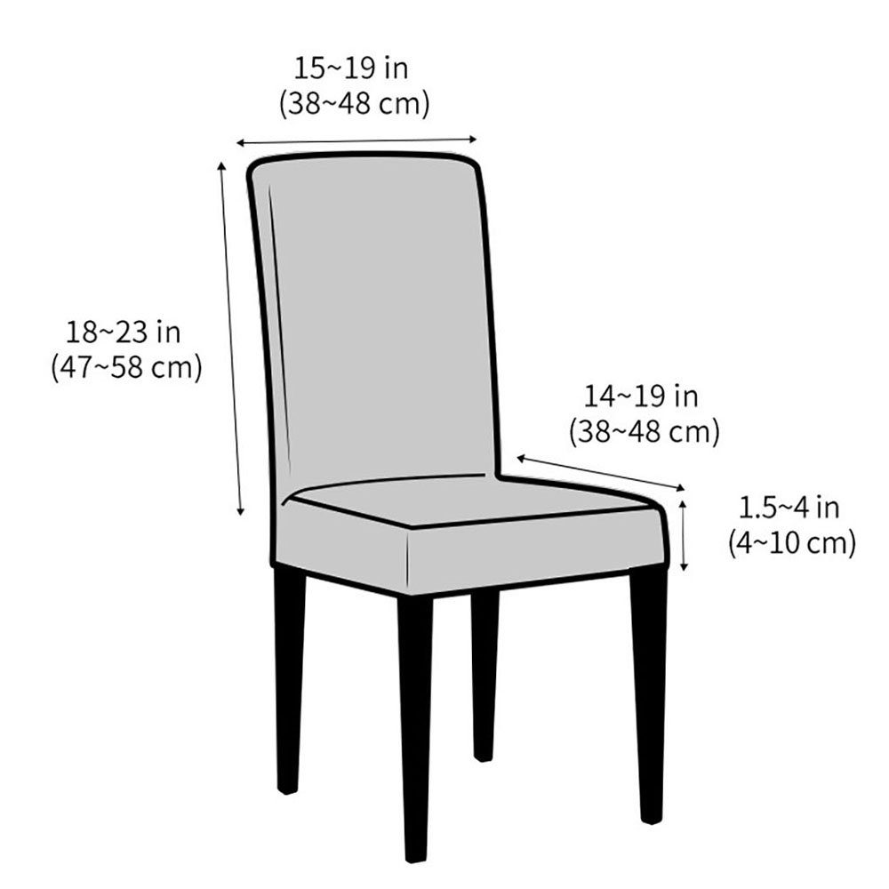 CTGtree Stuhlhussen Schwingstühle und Abnehmbar Waschbar, Stuhlhusse Hussen