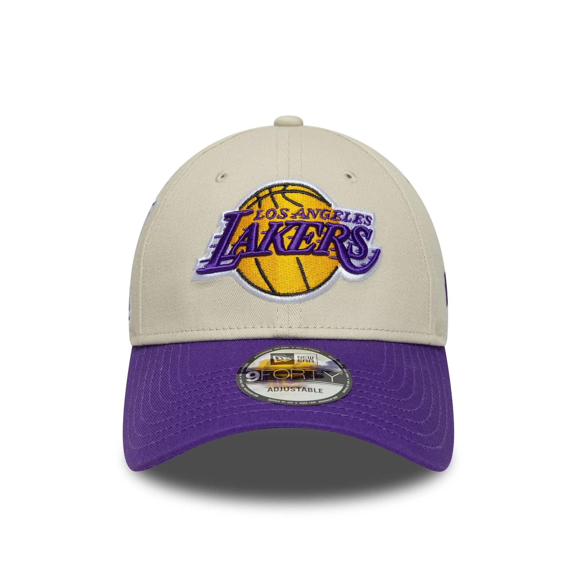 New Era Baseball Cap New Era 9FORTY Cap Los Angeles Lakers NBA Contrast Patch beige