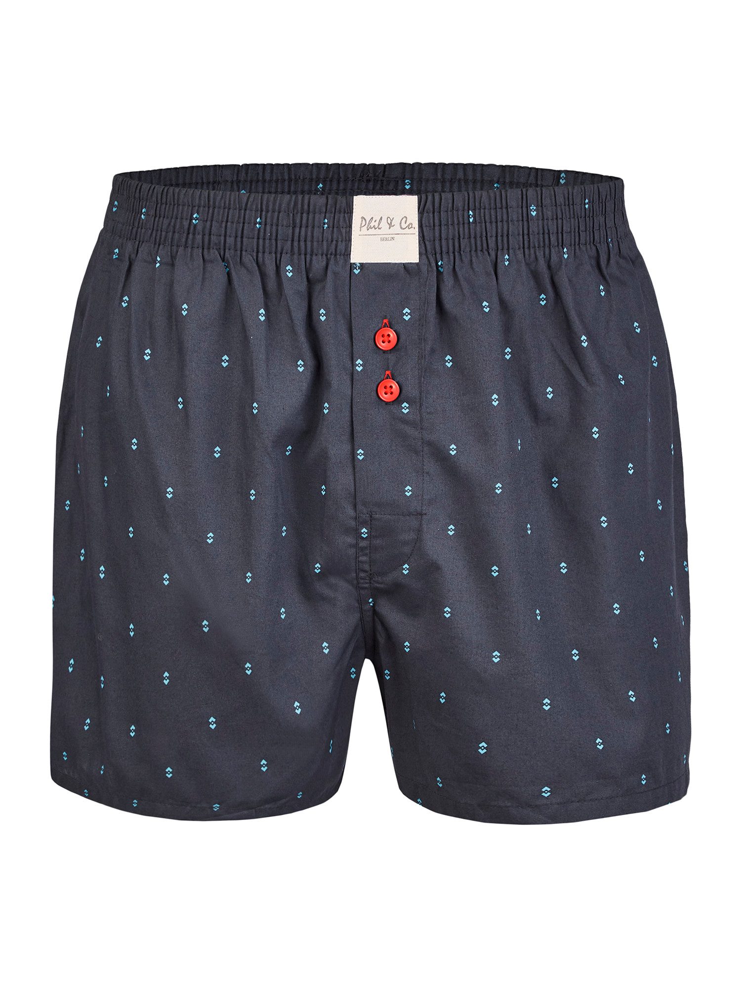 Phil & Co. Boxer Classic Sets (6-St) American Boxershorts Männer - weiter Schnitt – Bild 5 von 5