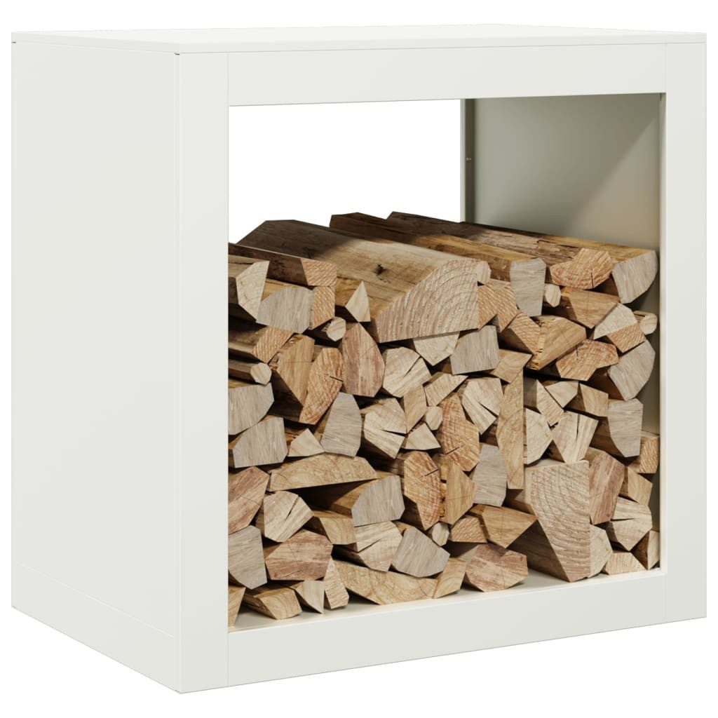 vidaXL Kaminholzregal Brennholzregal Weiß 60x40x60 cm günstig online kaufen