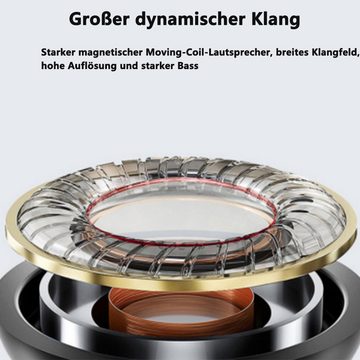 GelldG Kabellose Kopfhörer über Ohr, Bluetooth-Kopfhörer mit Mikrofon Kopfhörer