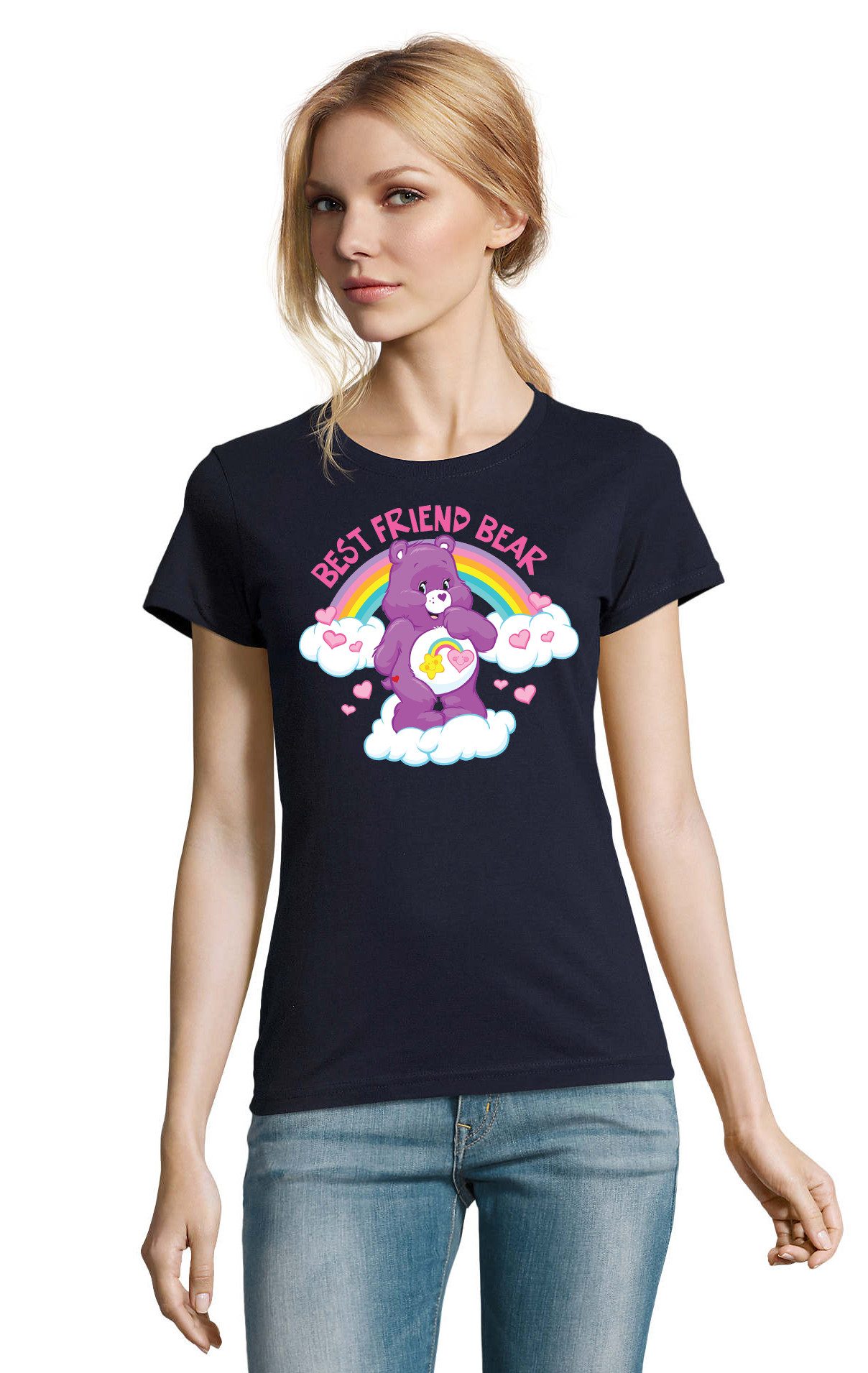 T-Shirt Süßes Best Friend Bear Care Glücksbärchis Fun Damen Motiv