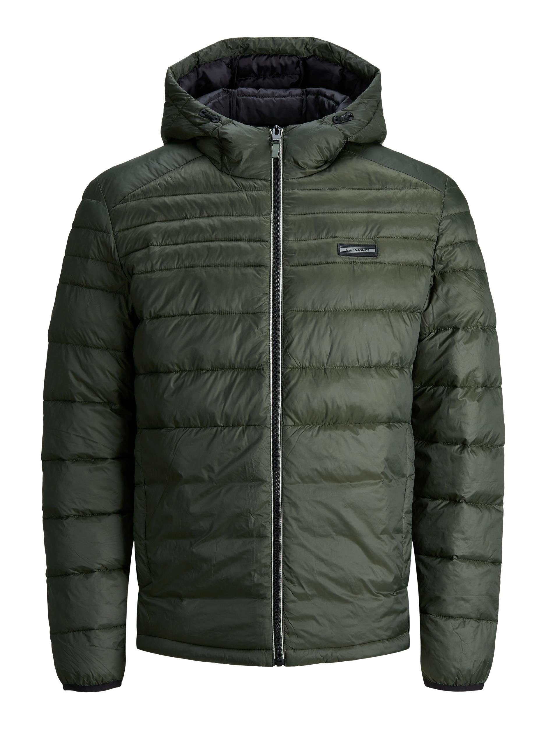 Puffer dunkelgrün große Steppjacke Steppjacke Größe Jacke Jones Jack & Hood Ace