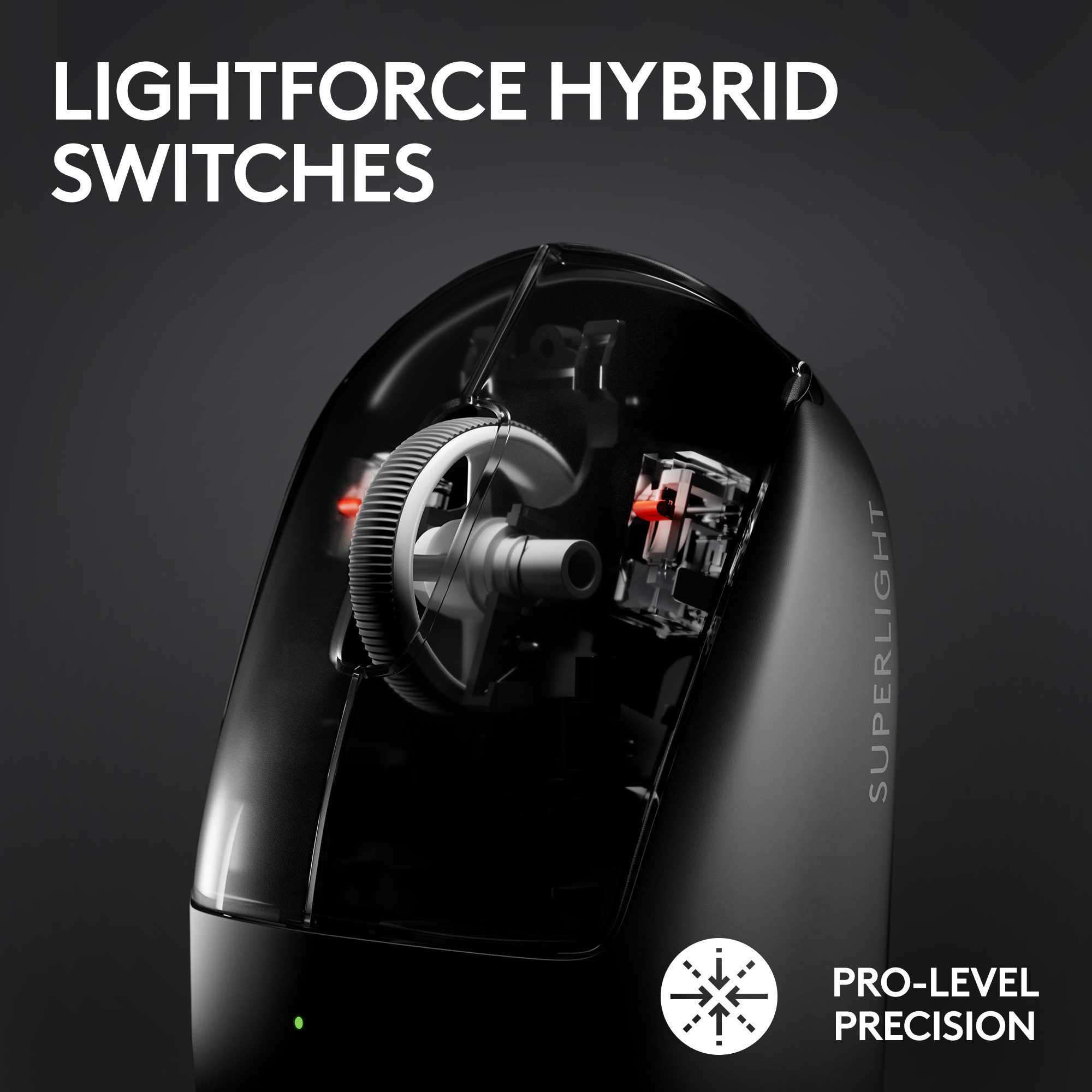 Logitech Logitech Gaming PRO X SUPERLIGHT 2, Gaming-Maus, Maus (Funk)