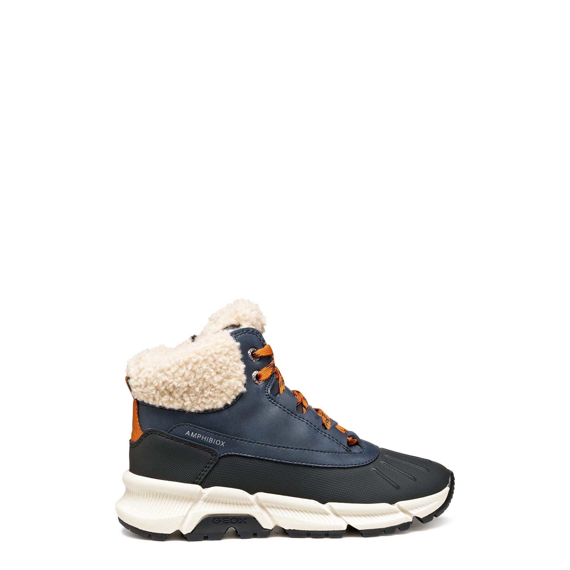 GEOX FLEXYPER PLUS, Warmfutter, Blau, Kinder Winterstiefel