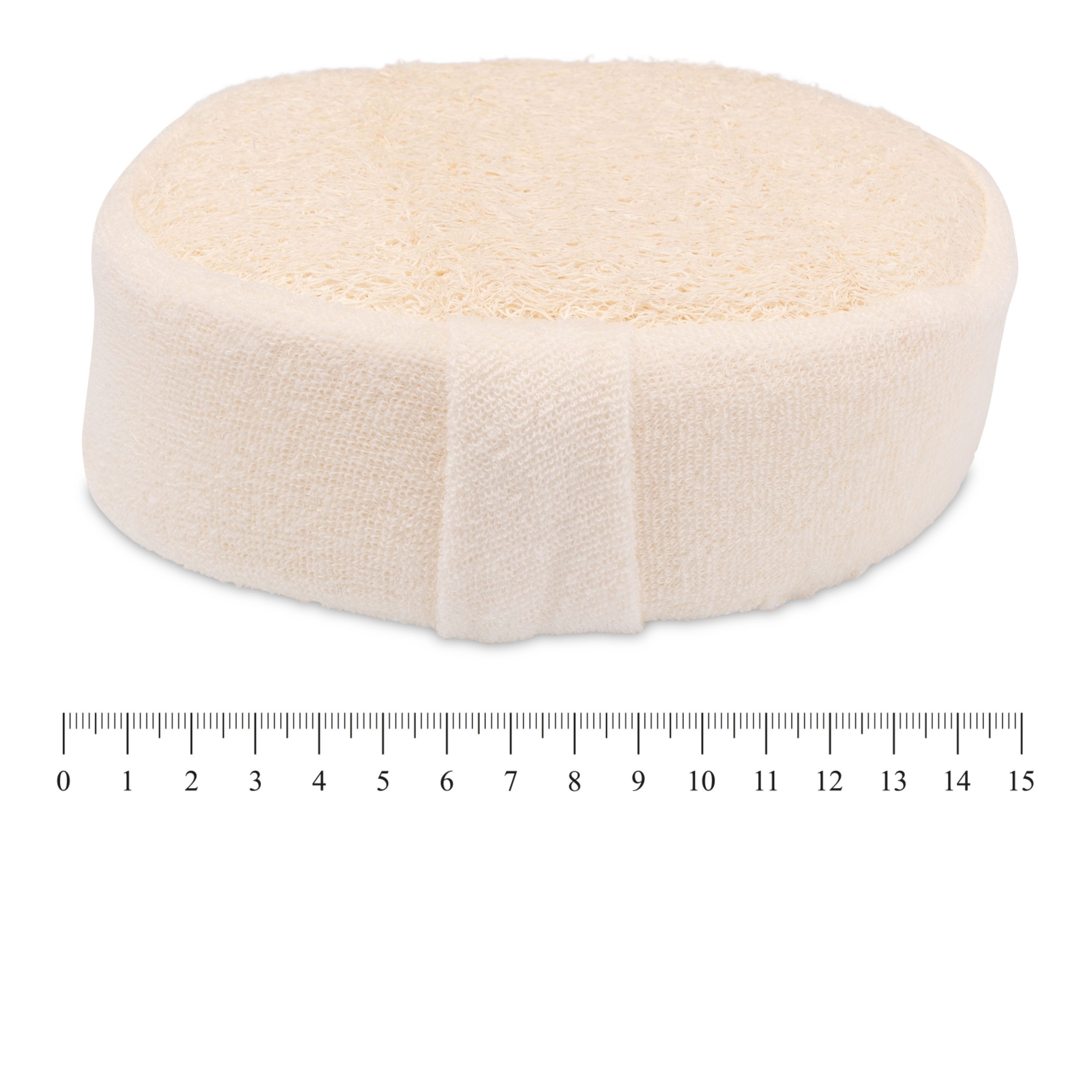 K-Pro Massageschwamm Duschschwamm Peelingschwamm Luffa Peeling Massage, 1 tlg., Naturpflege, Duschzubehör, Massageschwamm