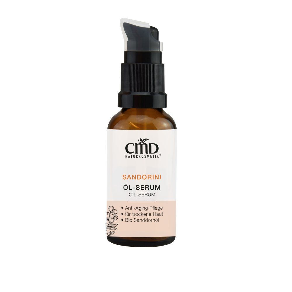 CMD Naturkosmetik Anti-Falten-Serum Sandorini Öl-Serum 30ml, 30ml, 100% vegan, zertifizierter Naturkosmetik