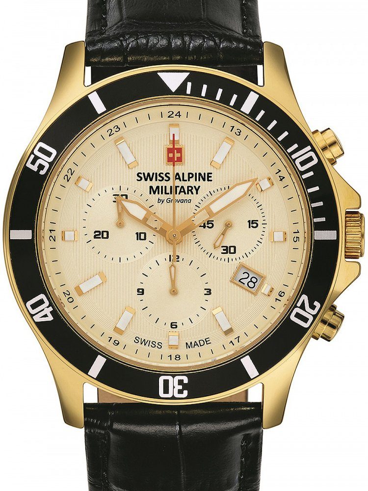 Swiss Alpine Military Quarzuhr Swiss Alpine Military 7022.9511 Chronograph 42mm 10ATM