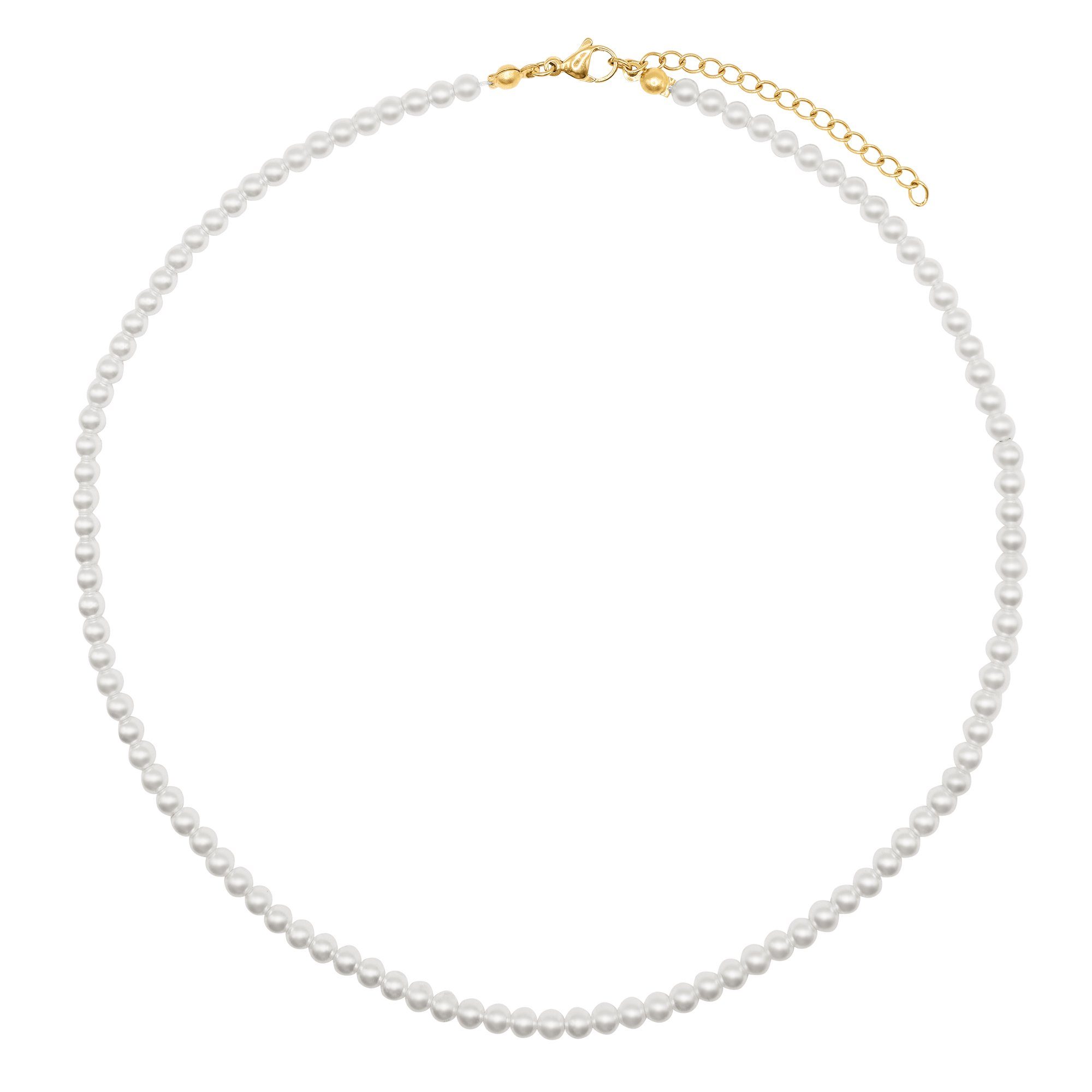 Heideman Collier Sani goldfarben (inkl. Geschenkverpackung), Halskette mit Perlen Frauen