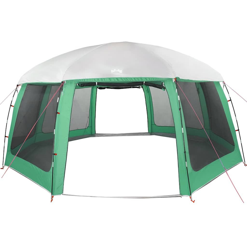 vidaXL Faltzelt Poolzelt mit abnehmbarem Überzelt Netzwänden Meergrün 690x690cm, (1 tlg)