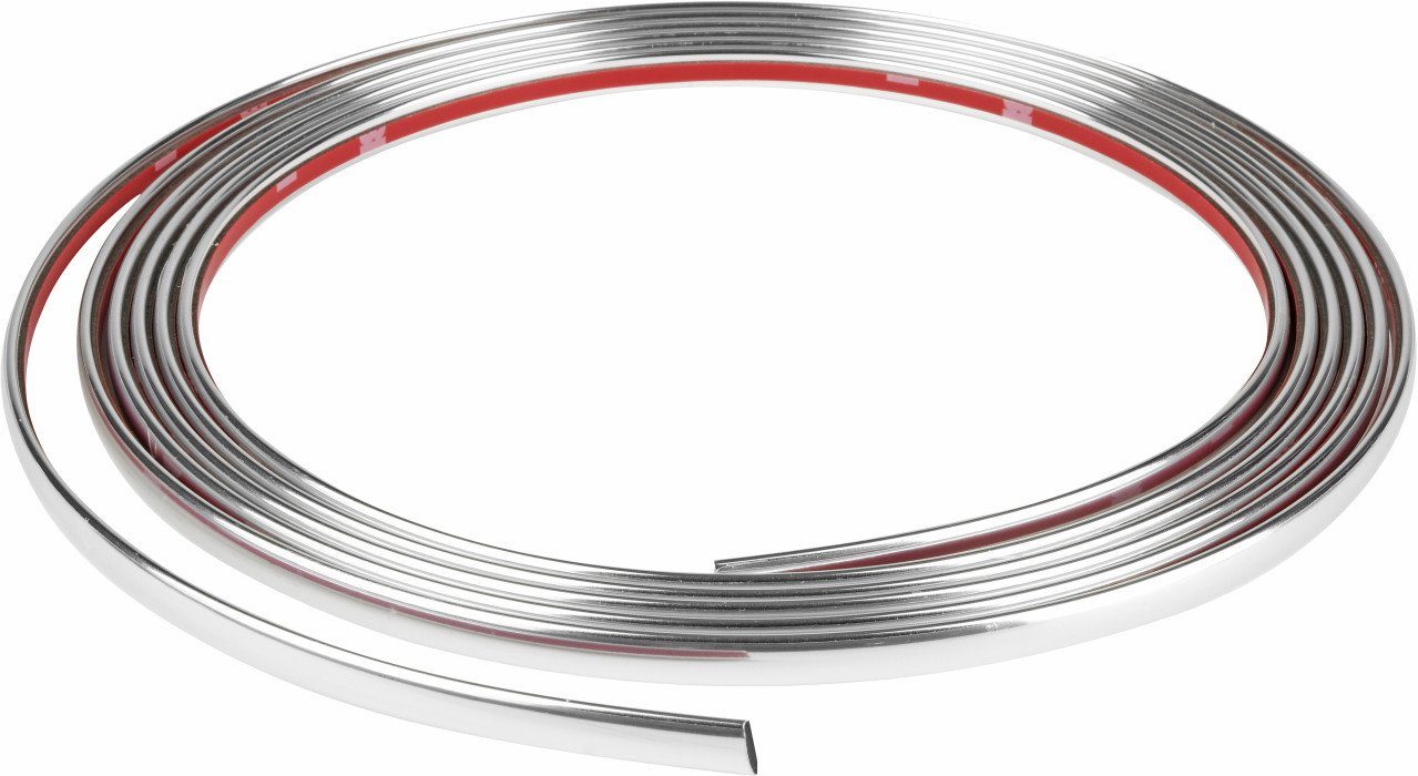 Metallschild EUFAB Zierleiste universal Chrom 3m x 7mm