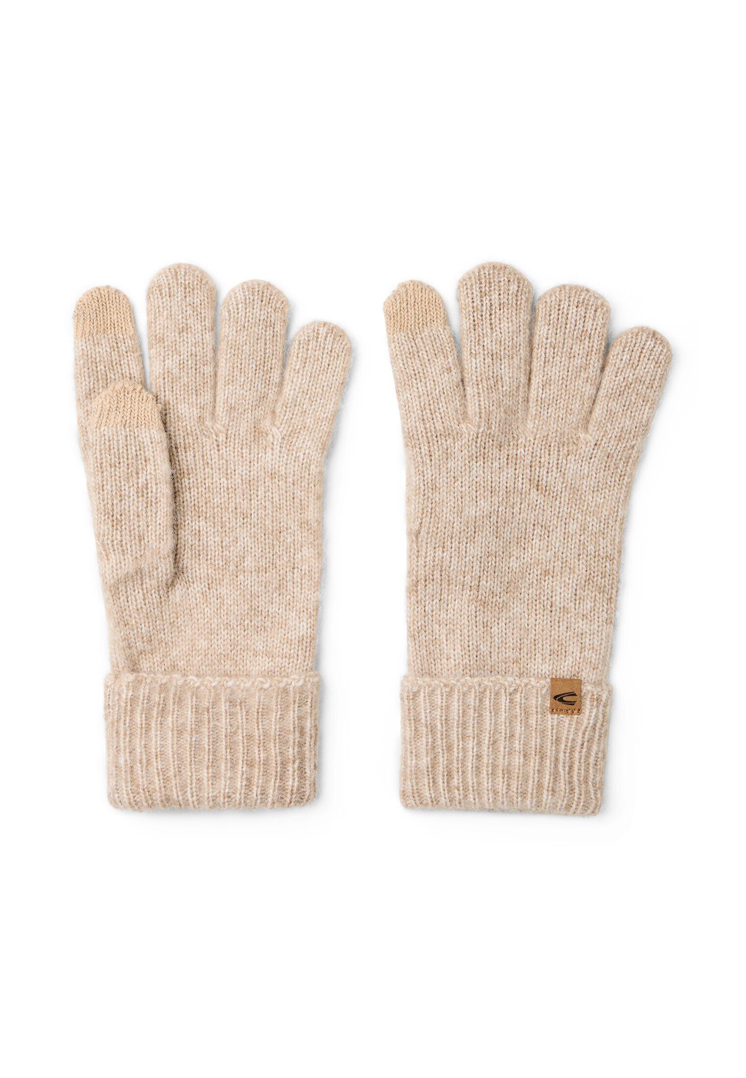camel active Strickhandschuhe mit Logo