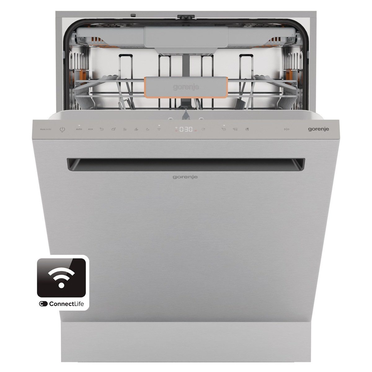 GORENJE Unterbaugeschirrspüler GU673A65X, 9,5 l, 16 Maßgedecke, TotalDry - auto. Türöffnung