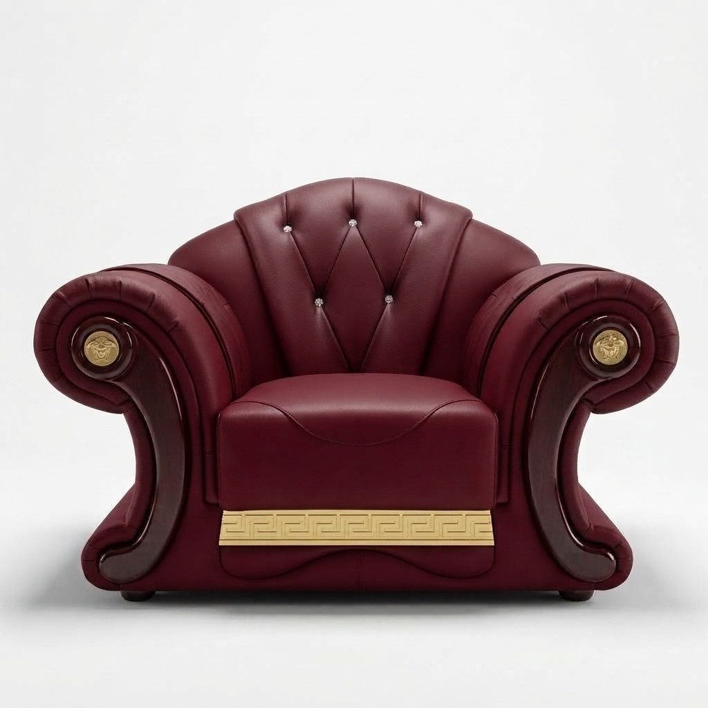 Xlmoebel Chesterfield-Sessel Eleganter Chesterfield Sessel mit edler Polsterung (Sessel), Hergestellt in Europa
