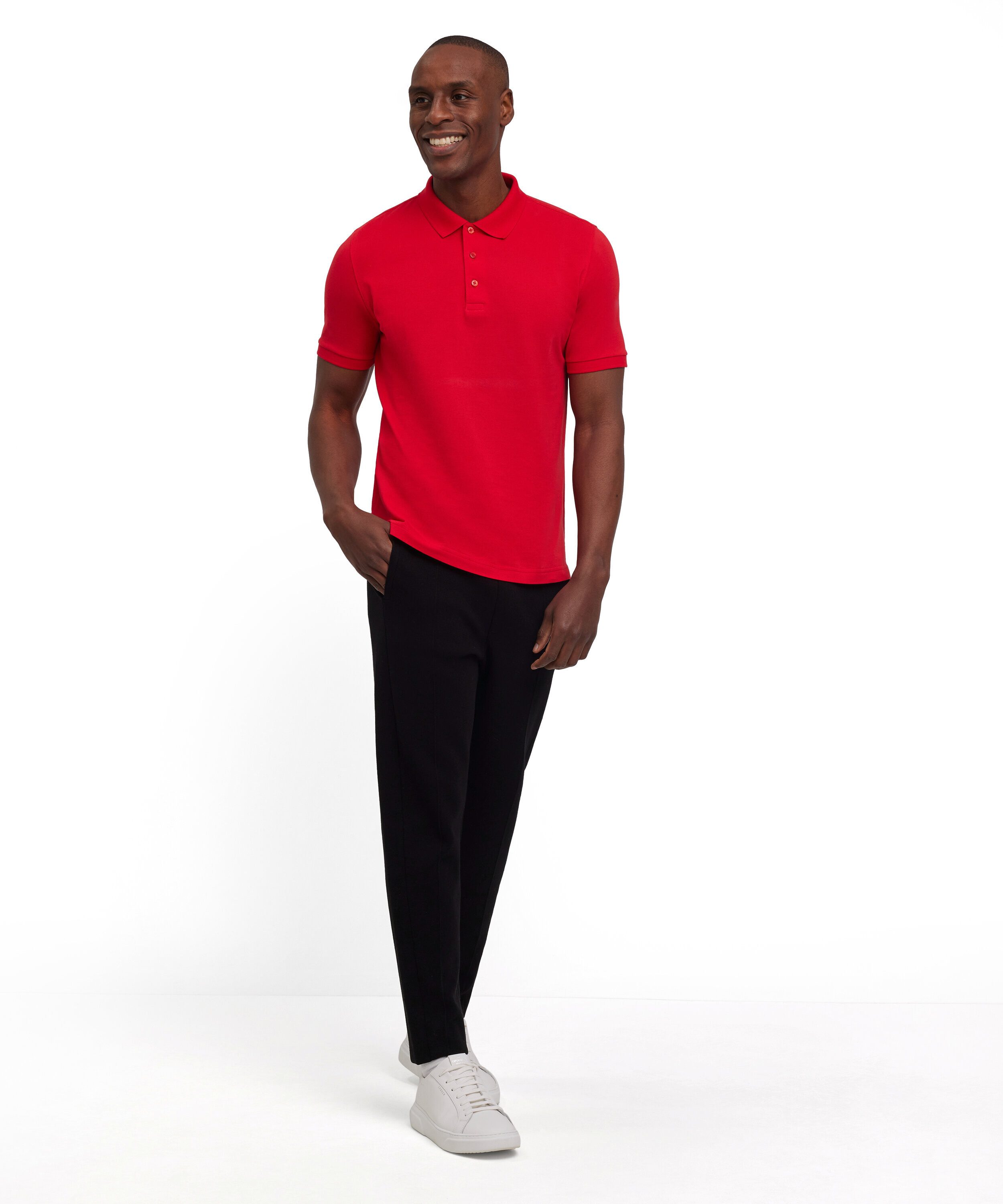 FALKE Poloshirt FALKE Essential aus hochwertiger Pima-Baumwolle (1-tlg., 1) aus hochwertiger Pima-Baumwolle