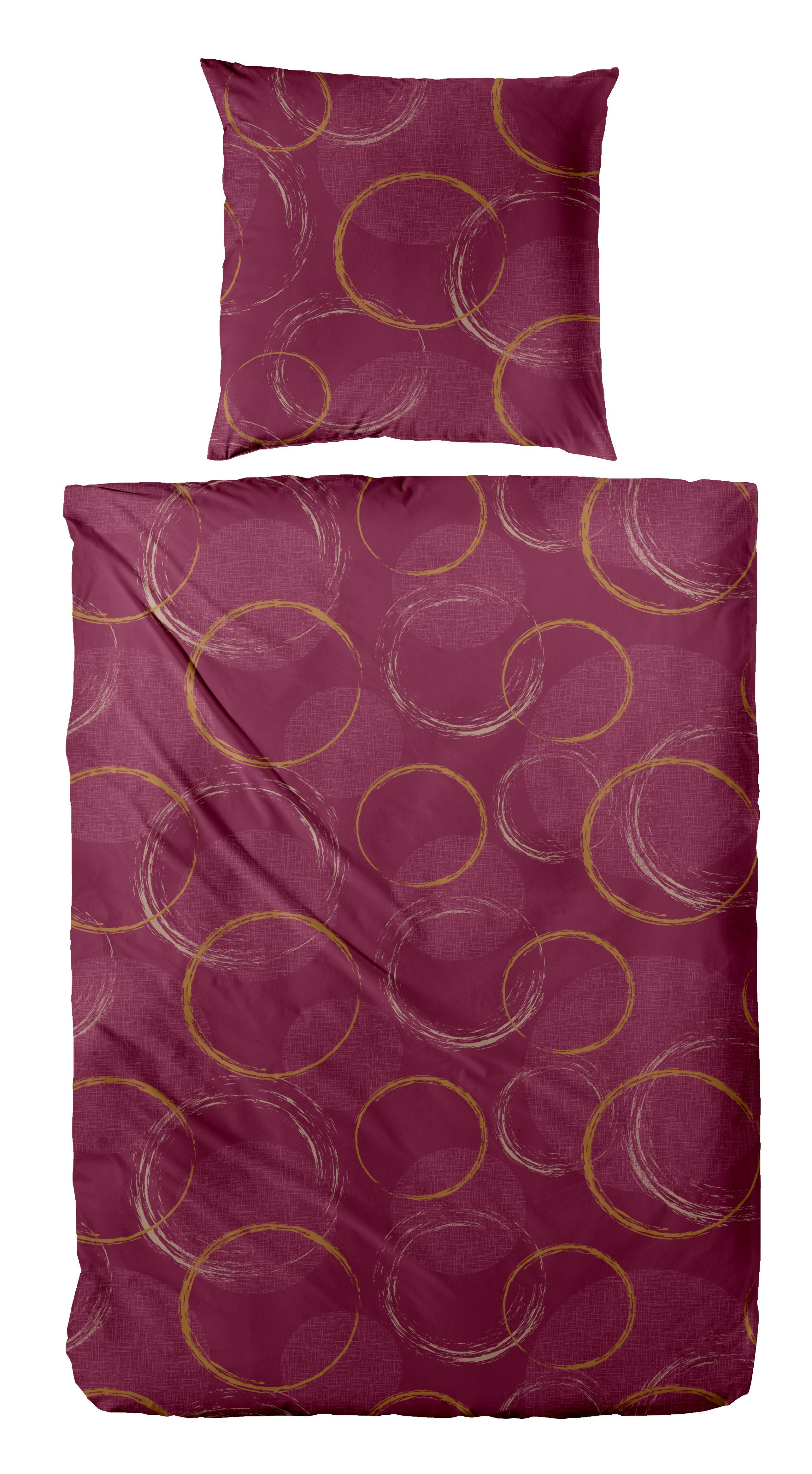 Bettwäsche Mako-Satin -Bettwäsche Trace