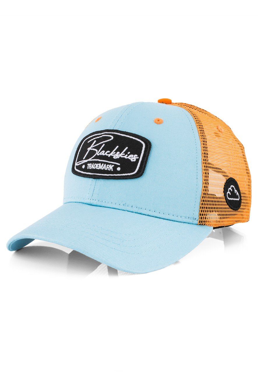 Baseball Cap Race Baseball Cap Light Blue-Orange-Light Blue
