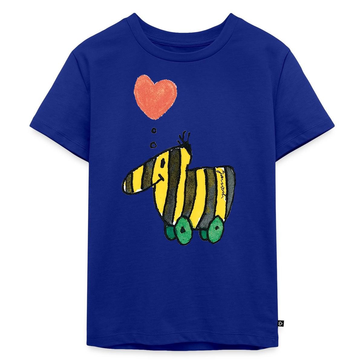 T-Shirt Janosch Große Tigerente Mit Herz Liebe Kinder Premium T-Shirt