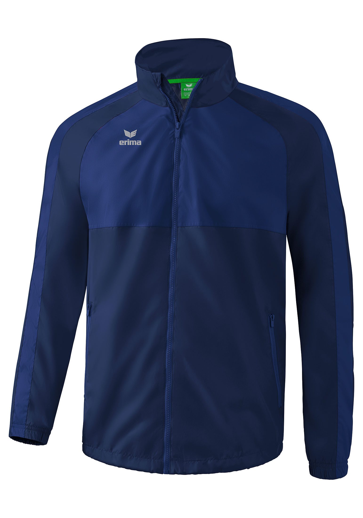Erima Allwetterjacke Unisex Erwachsene TEAM Allwetterjacke - Hoher Stehkragen mit integrierter Kapuze