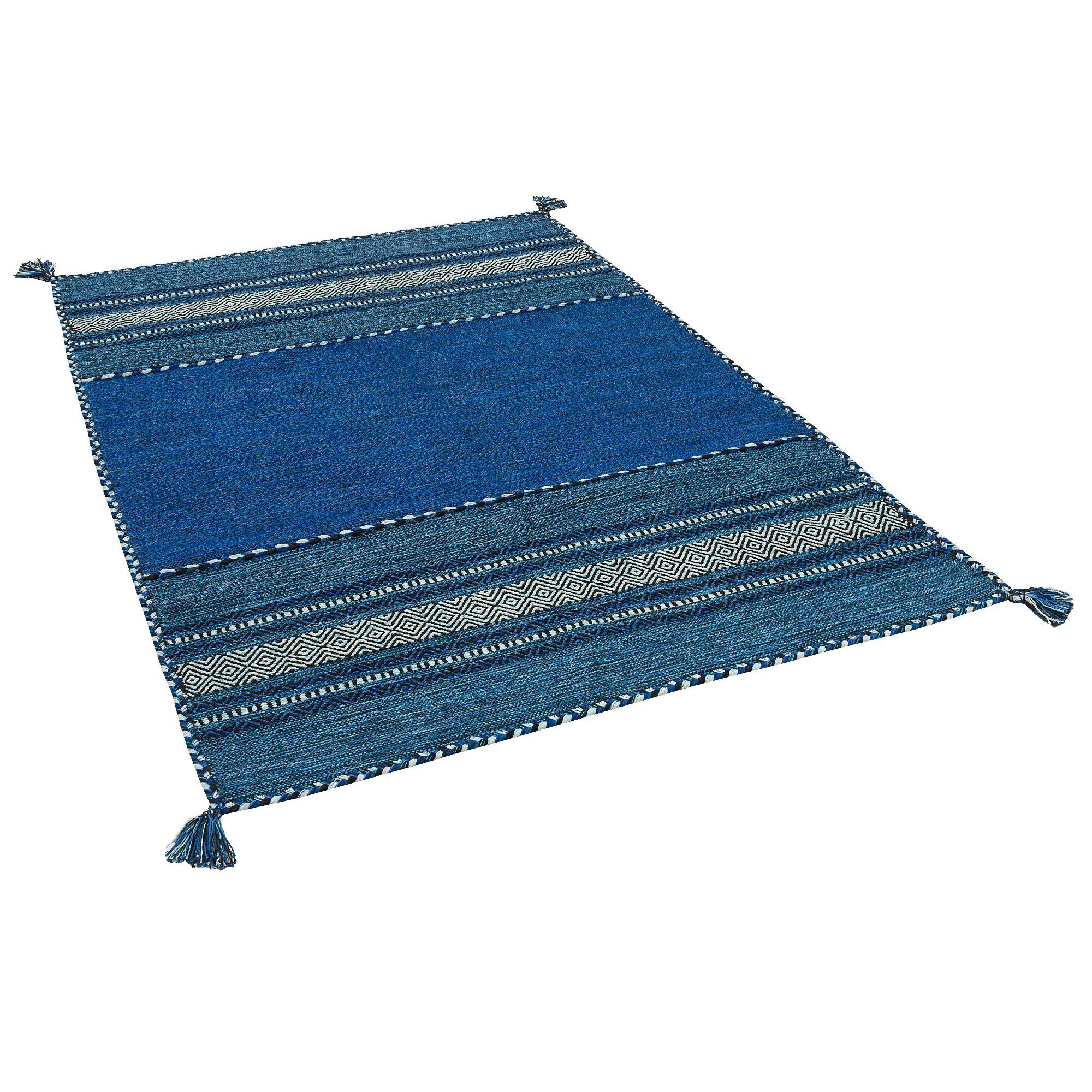 Pergamon Wollteppich Natur Teppich Kelim Navarro, Rechteckig, Höhe: 8 mm – Bild 5 von 5
