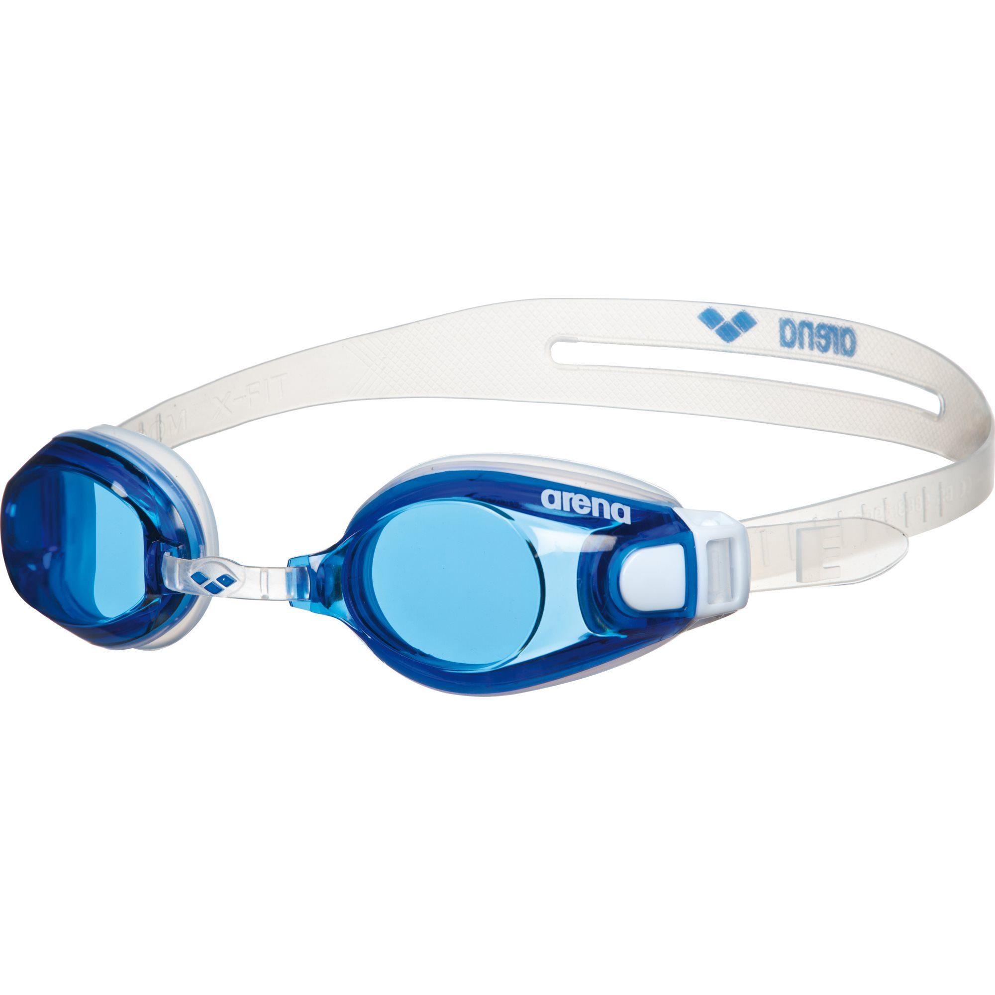 Arena Schwimmbrille arena Zoom X-Fit Schwimmbrille, UV-Schutz blue-clear-clear | Brillen