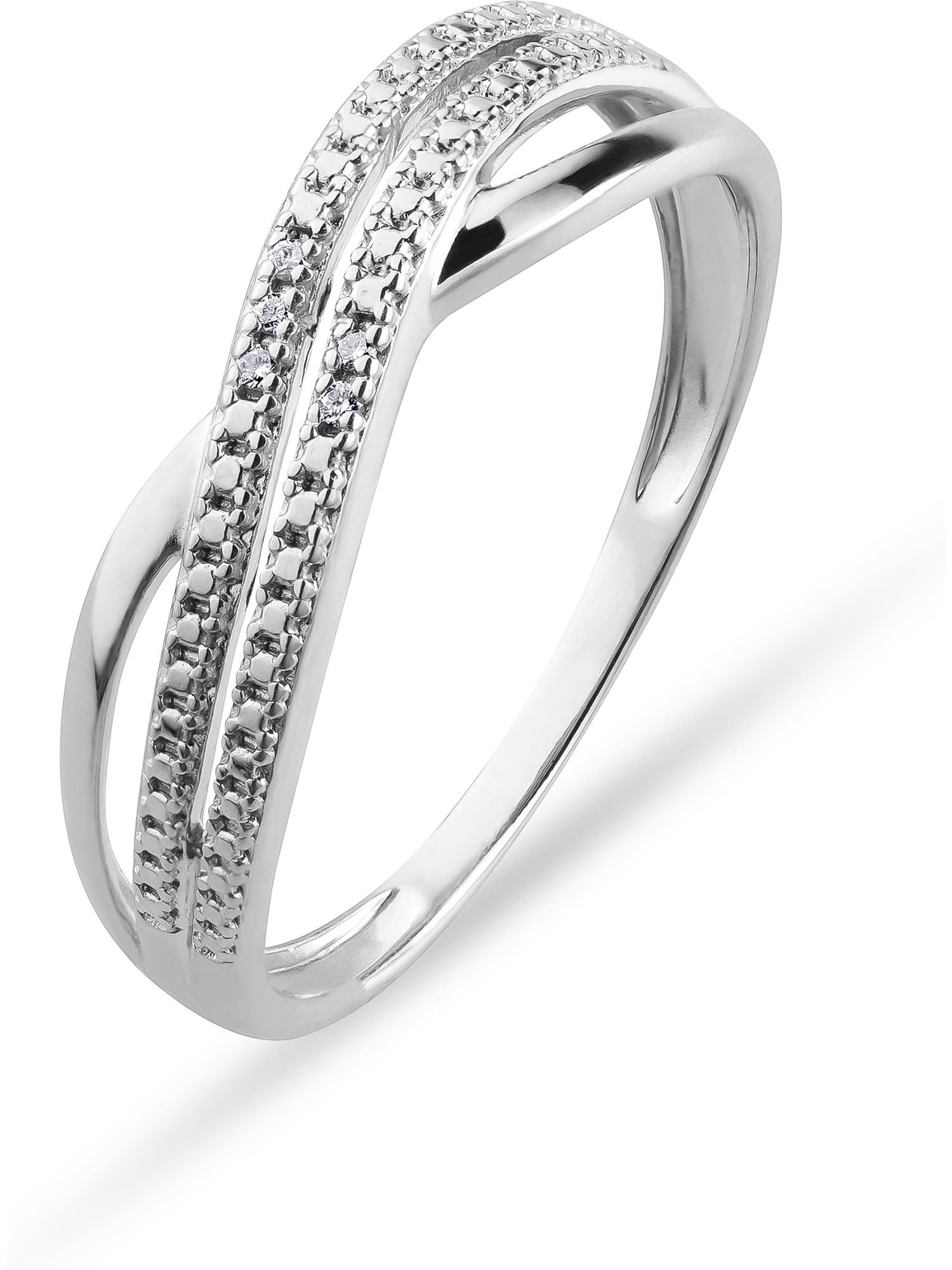 CHRIST Diamantring CHRIST Damen-Damenring 375er Weißgold Diamant günstig online kaufen