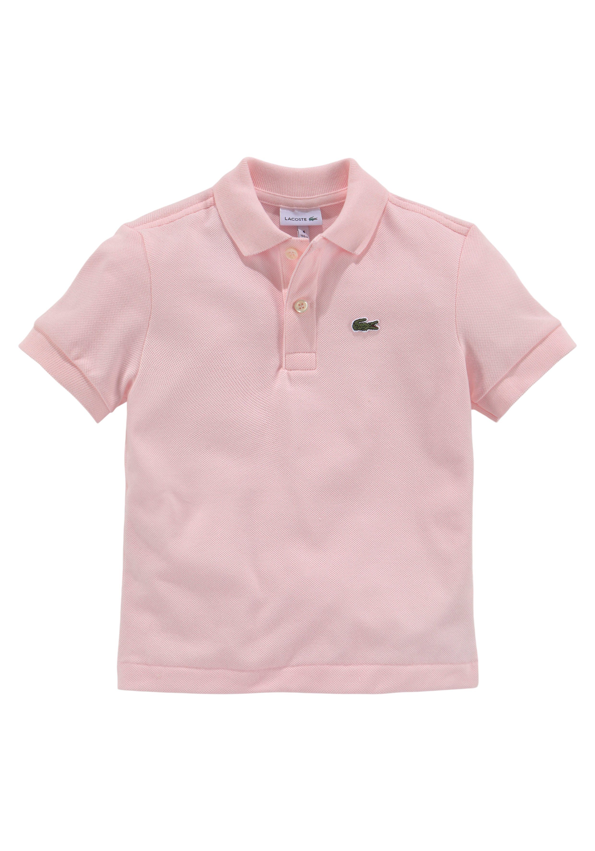 Begrenzte Zeit zum Schnäppchenpreis Lacoste Poloshirt Kinder Kids mit Junior rosa Kids Kroko aufgesticktem Polo MiniMe,Junior