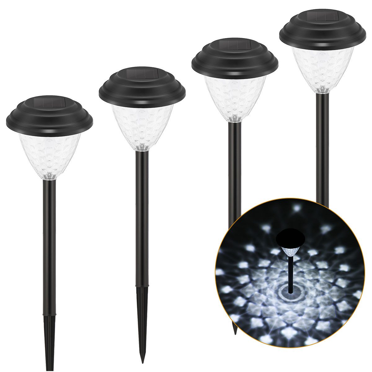 oyajia LED Solarleuchte 4/8 x LED günstig online kaufen