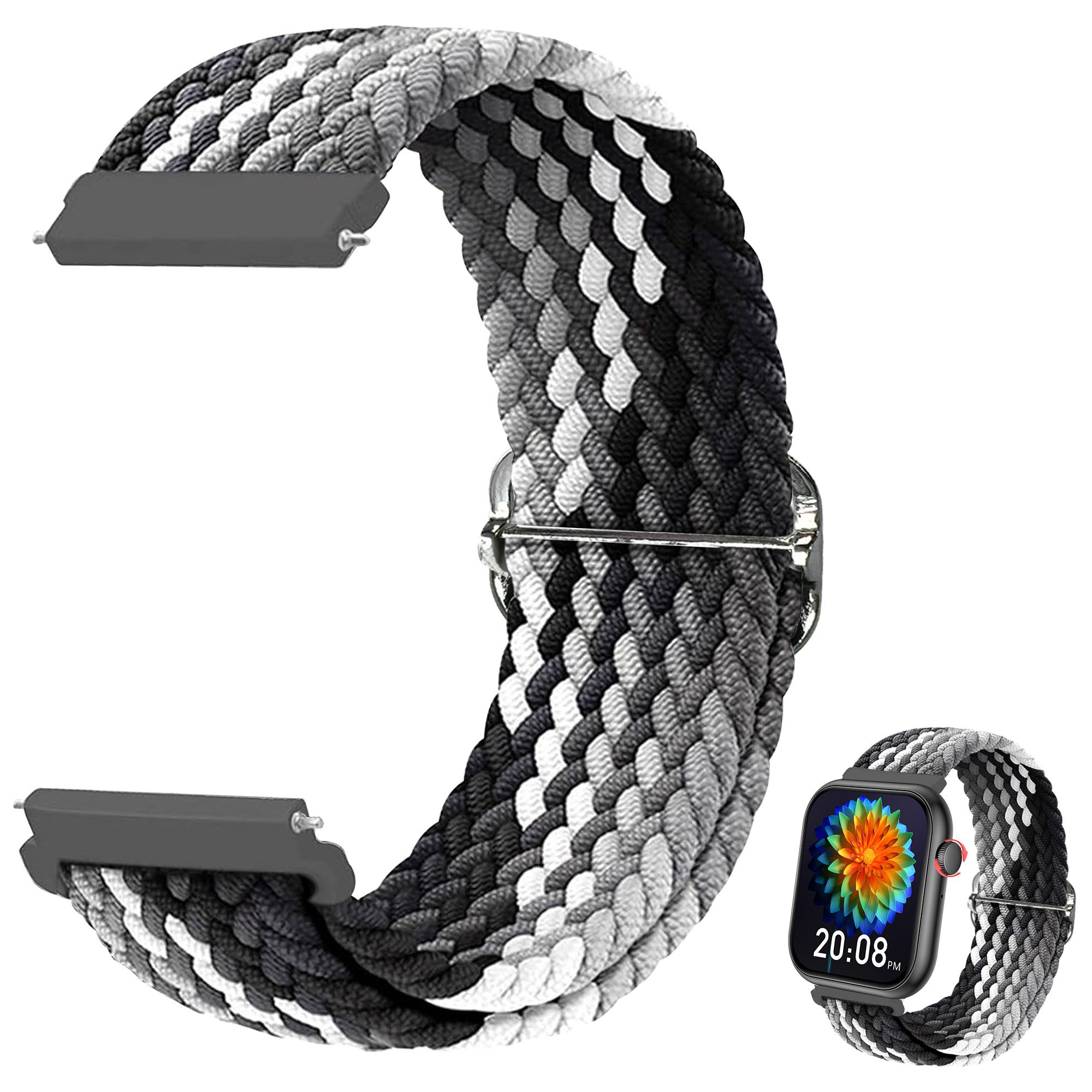 BRAIDOL Armband Smartwatch-Armband 22mm Uhrenarmband für günstig online kaufen