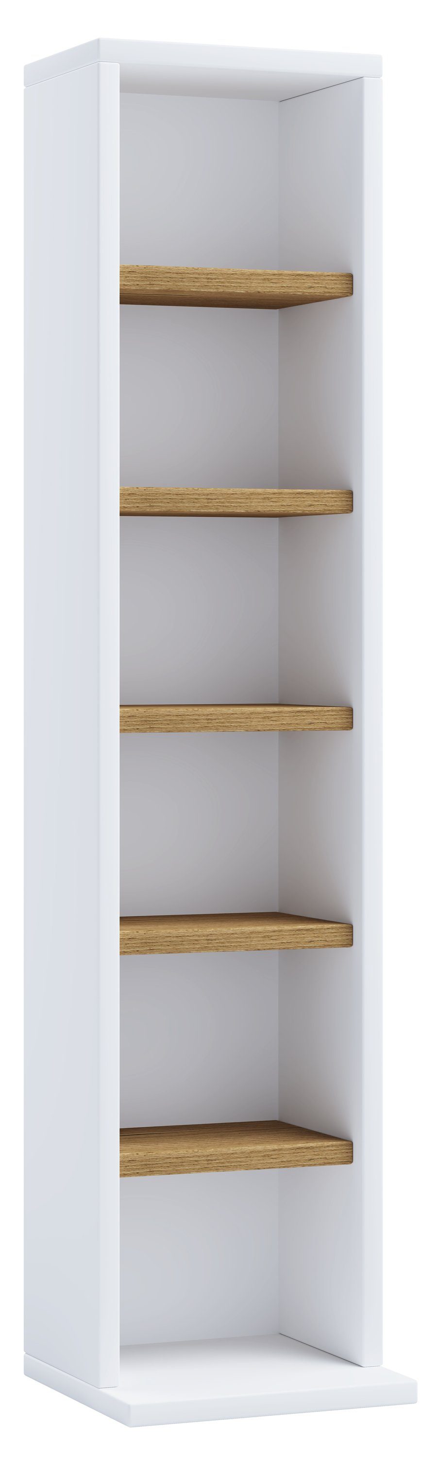 VCM Standregal Elementa Bücherregal B. 21 x T. 20 x H. 92 cm, Freistehendes Regal für Bücher und Deko, für Wohnzimmer und Mediaraum – Bild 2 von 3