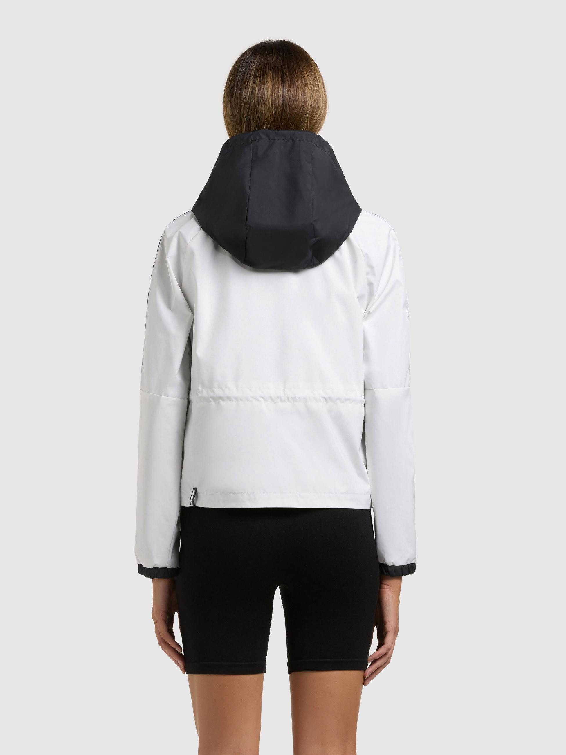 khujo Windbreaker Olia Übergangsjacke mit im Kragen verstaubarer Kapuze