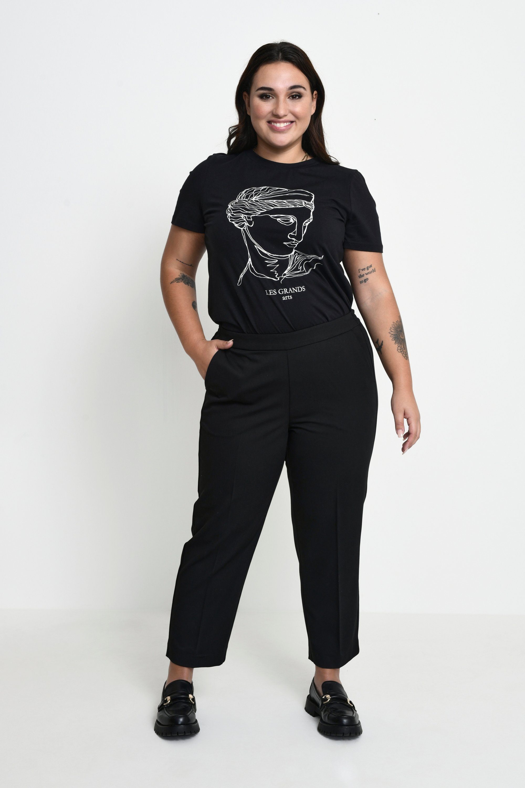 KAFFE Curve Anzughose Pants Suiting KCsakira Große Größen