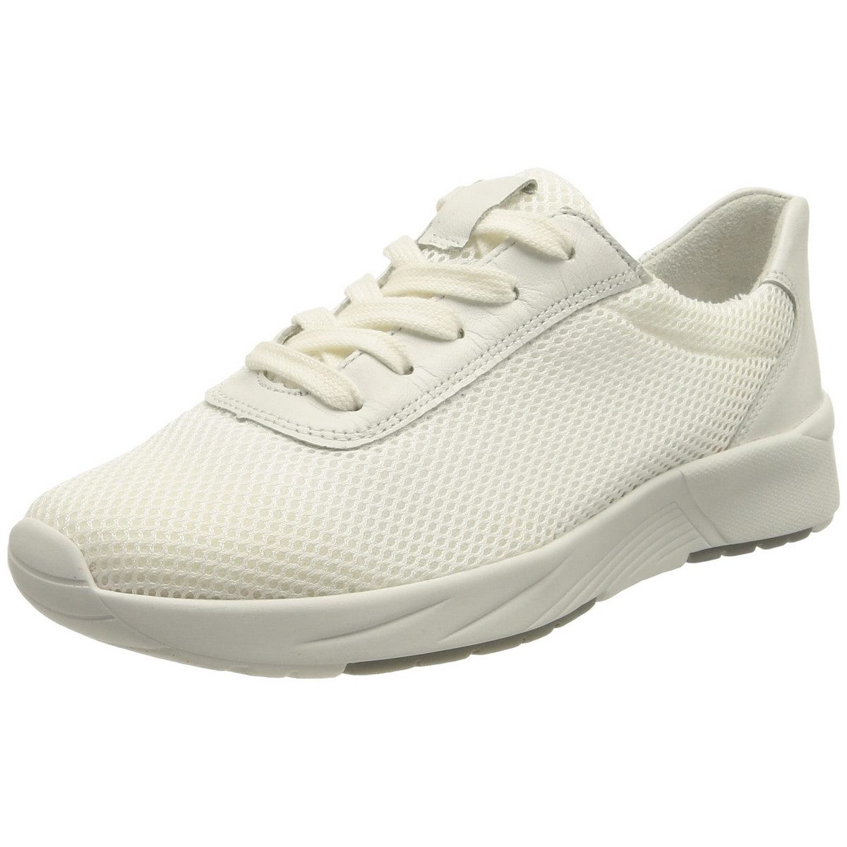 Freizeit Schnürer für Damen in weiß Schnürschuh