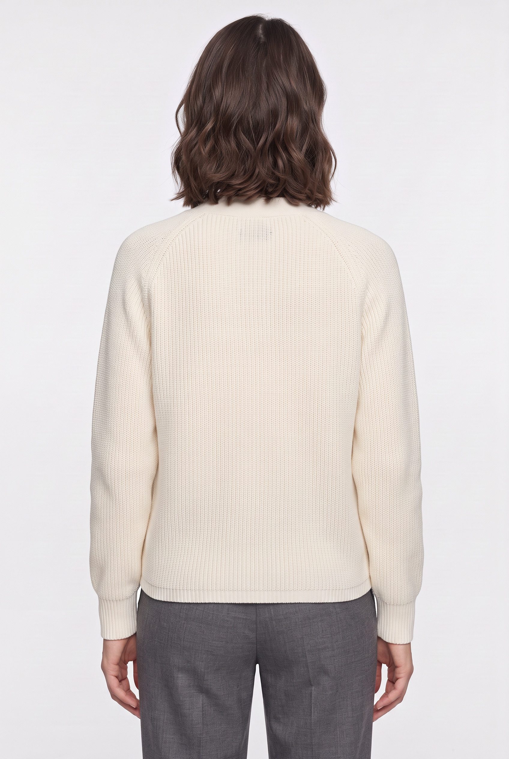 Gant Cardigan RIBBED KNIT COTTON Regular fit mit V-Ausschnitt – Bild 2 von 5