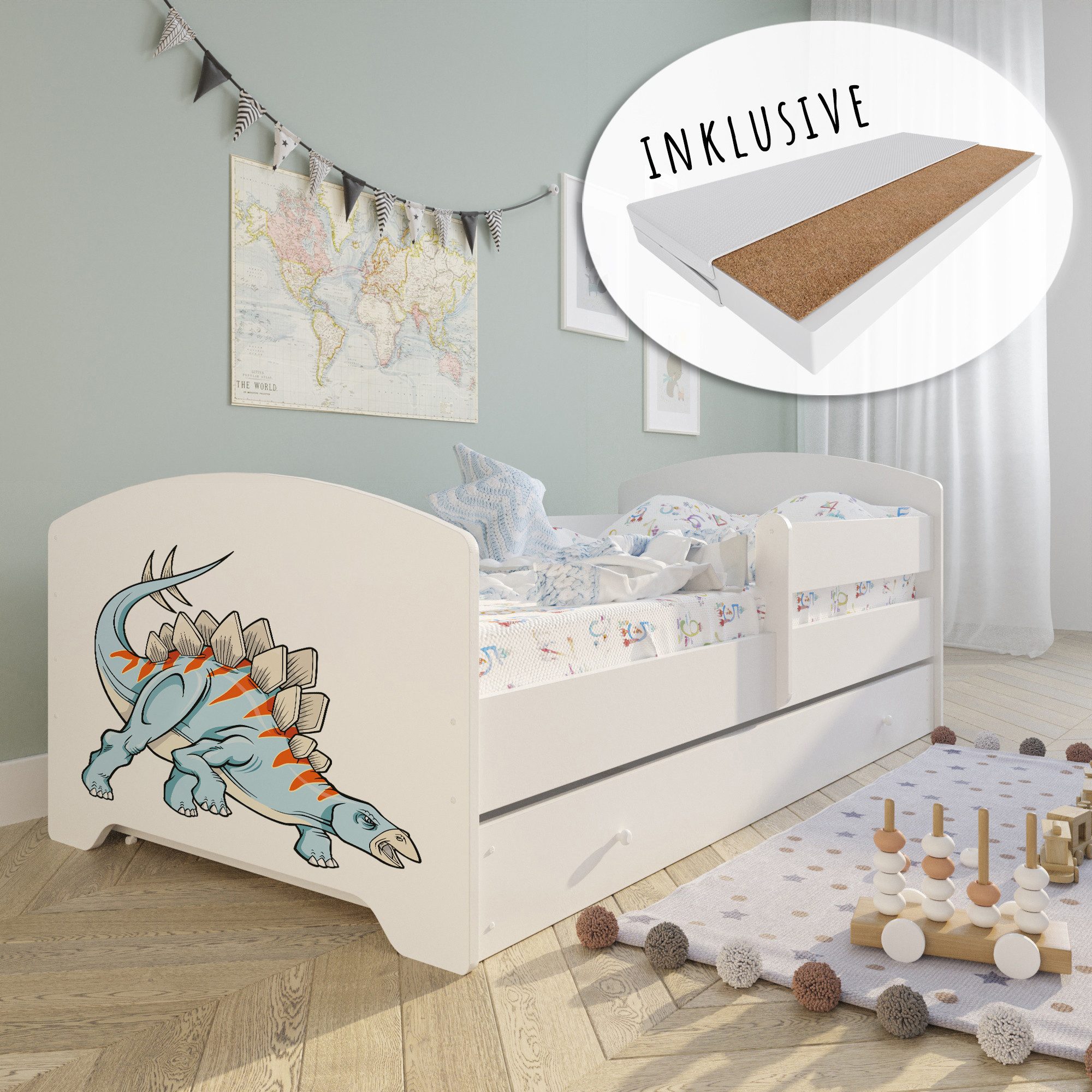 Kids Collective Kinderbett Komplettbett 70x140 cm, günstig online kaufen