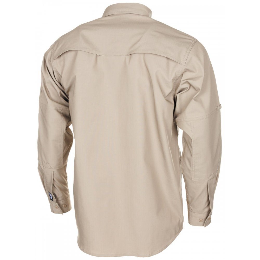MFHHighDefence Outdoorhemd Hemd, Attack, langarm, khaki, Teflon, Rip Stop - günstig online kaufen