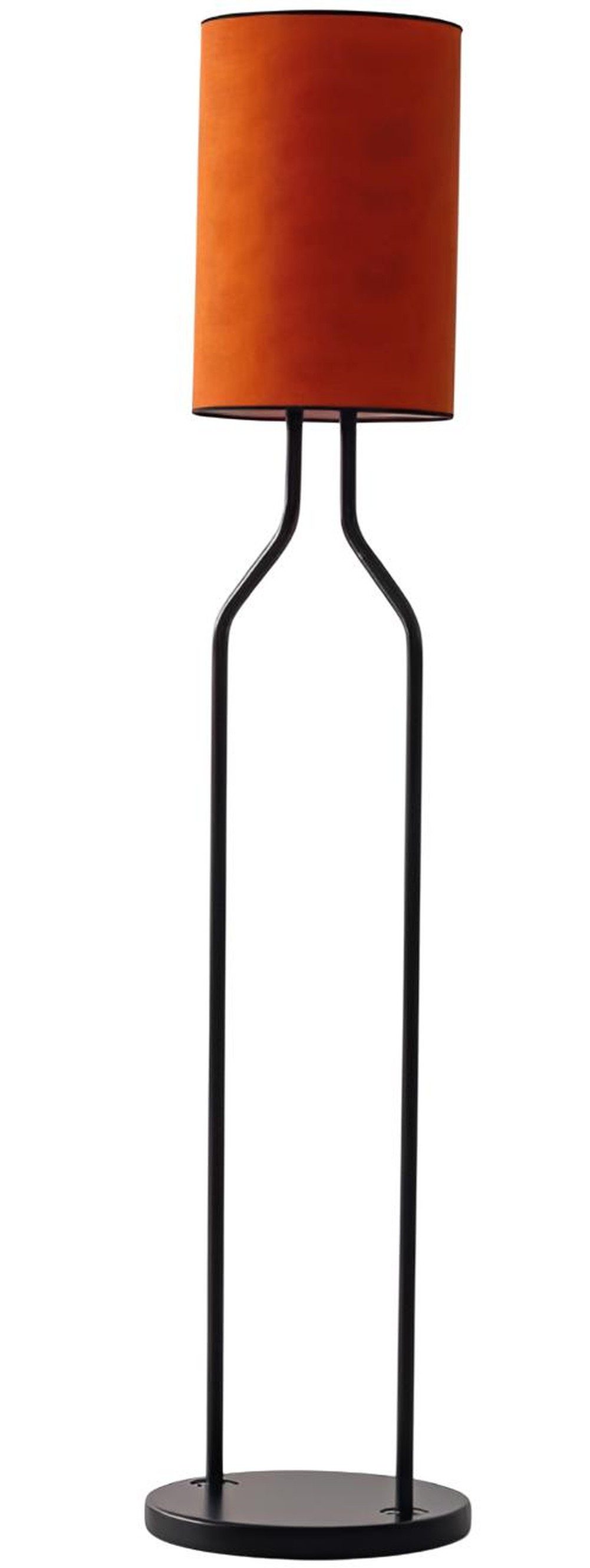 JVmoebel Stehlampe Elegante Stehlampe von JVMoebel mit orangefarbenem Lampenschirm, Ohne Leuchtmittel, Tageslichtweiß, Warmweiß, Kaltweiß, Made in Europa