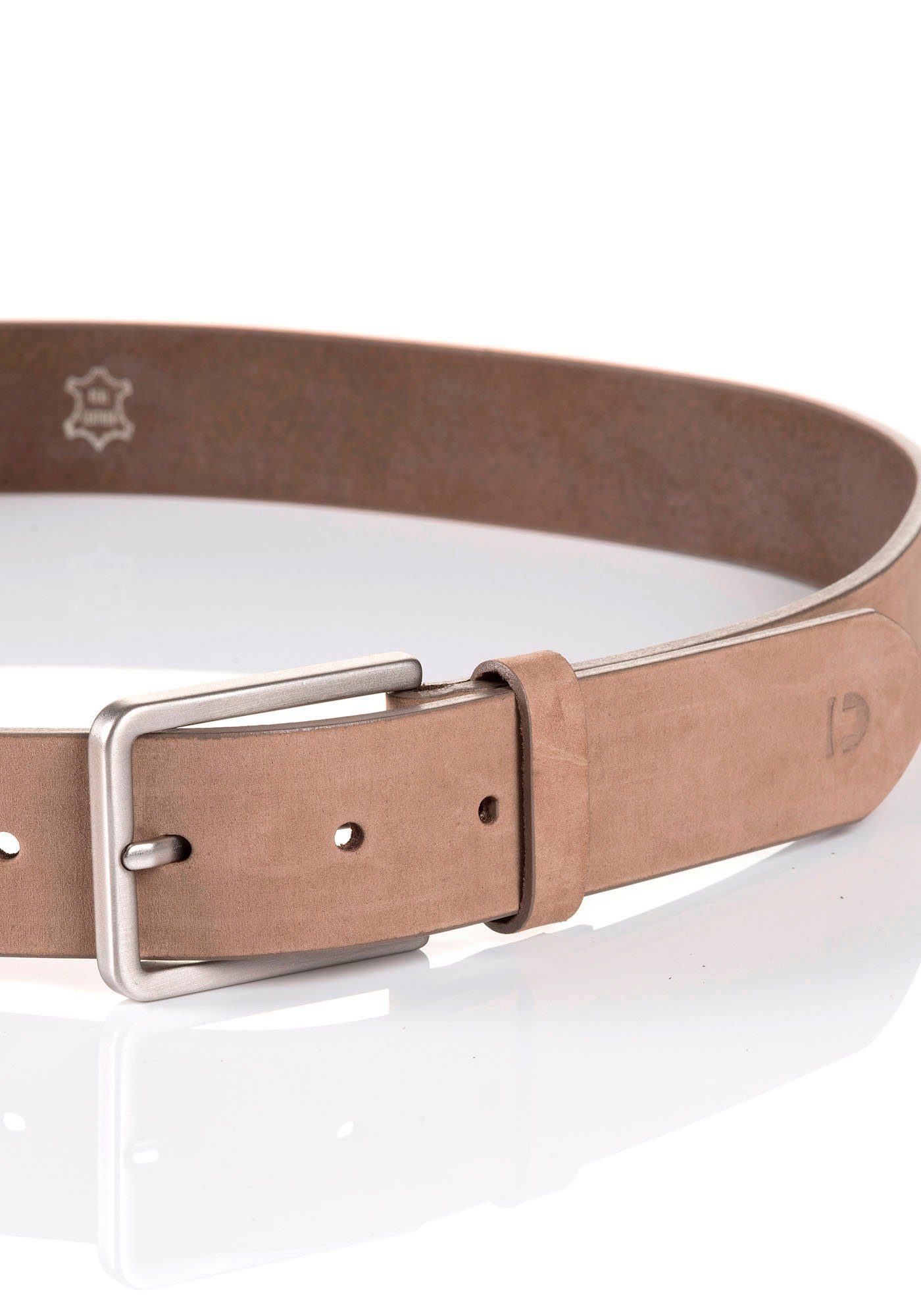 TOM TAILOR Denim Ledergürtel TTDCHARLIE 3.5 cm breiter Herrengürtel, Denim günstig online kaufen