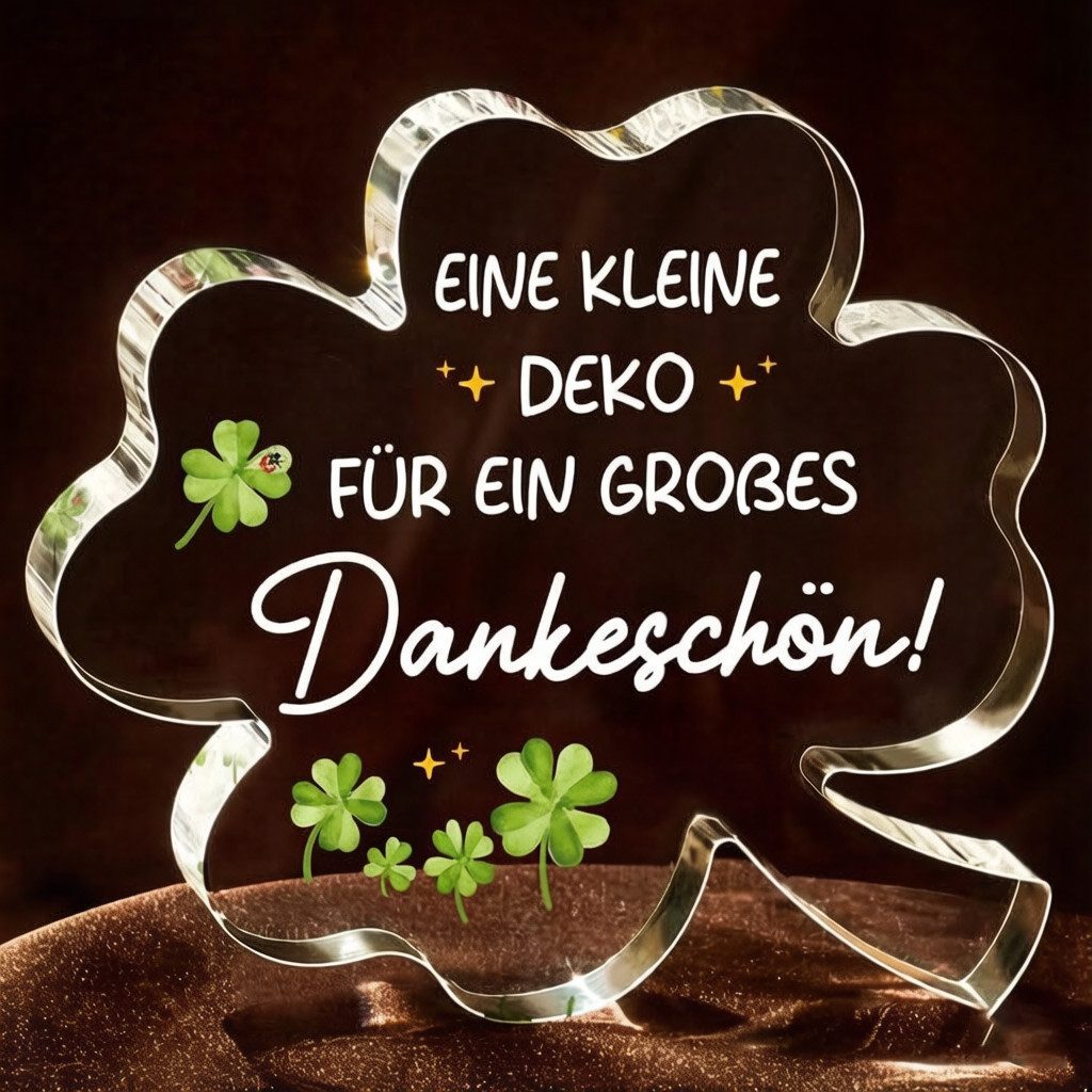 Sorvyzxn Dekoobjekt Acryl Deko Geschenk für Frauen – Weihnachts- & Geburtstagsidee