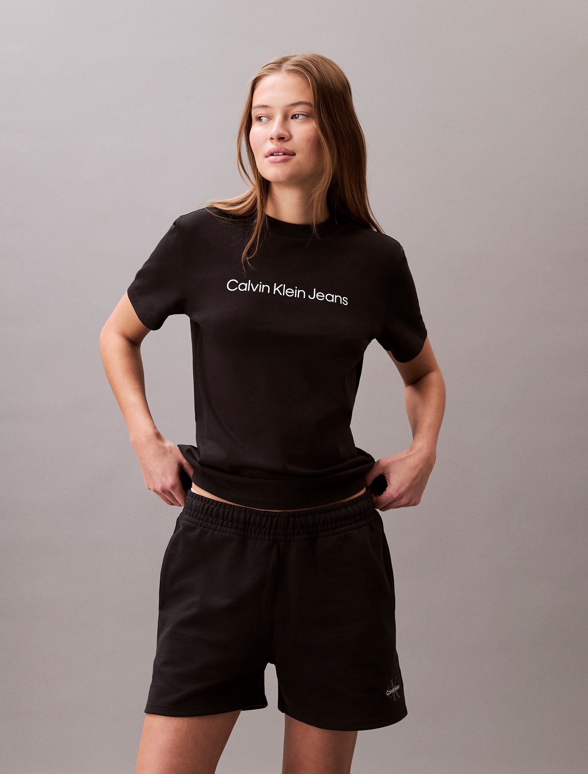 Calvin Klein Jeans Sweatshorts MONOLOGO FRENCH günstig online kaufen